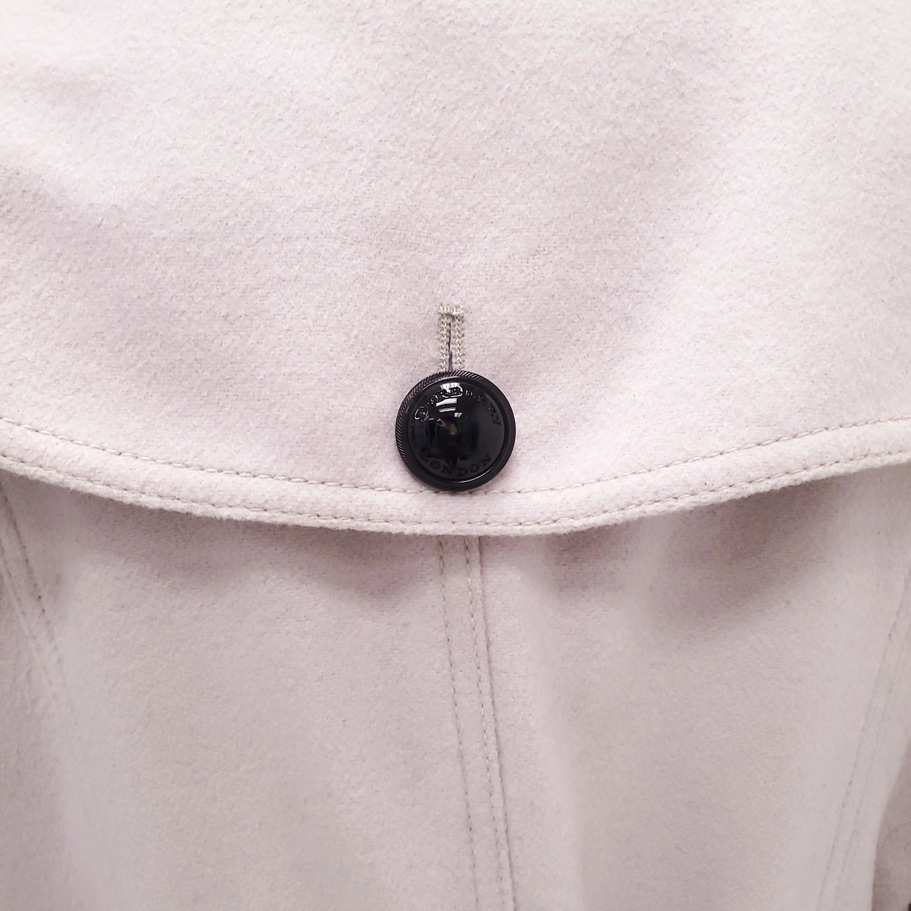 BURBERRY WOOL TRENCH COAT - SIZE 12 - Image 9