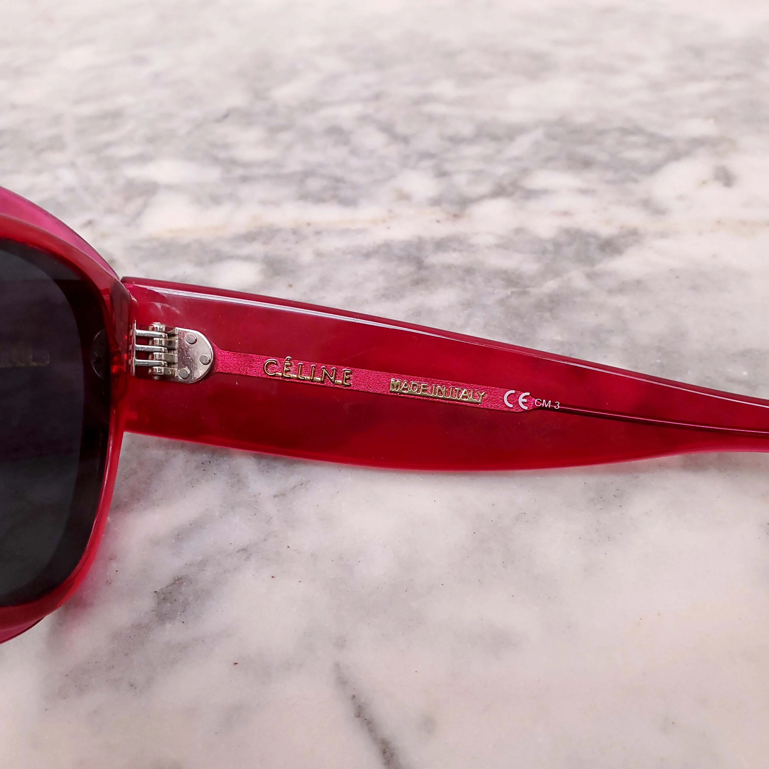 CELINE PINK LIGHTWEIGHT FRAME SUNGLASSES - Image 4