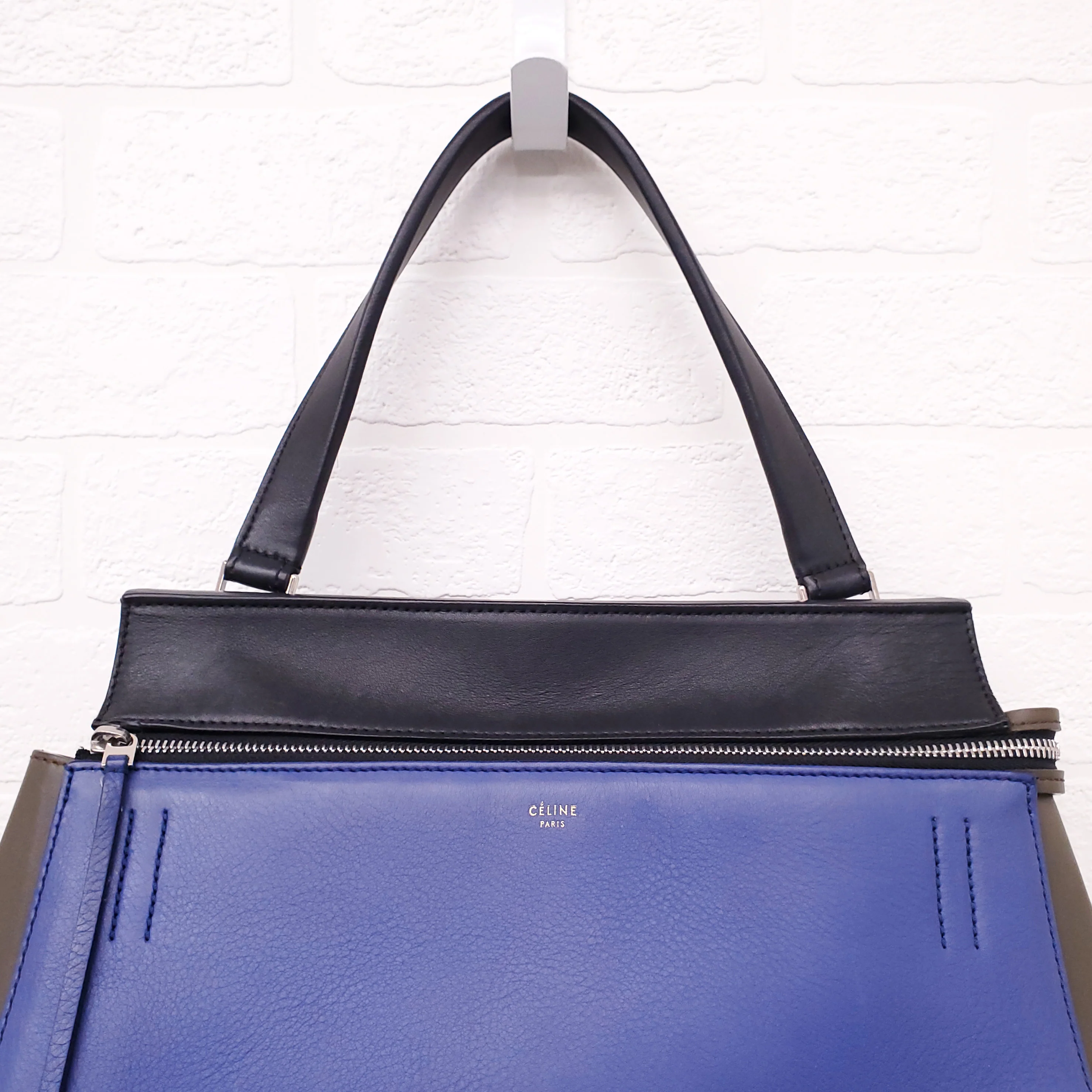 CELINE TRI-COLOUR MEDIUM EDGE BAG - Image 3