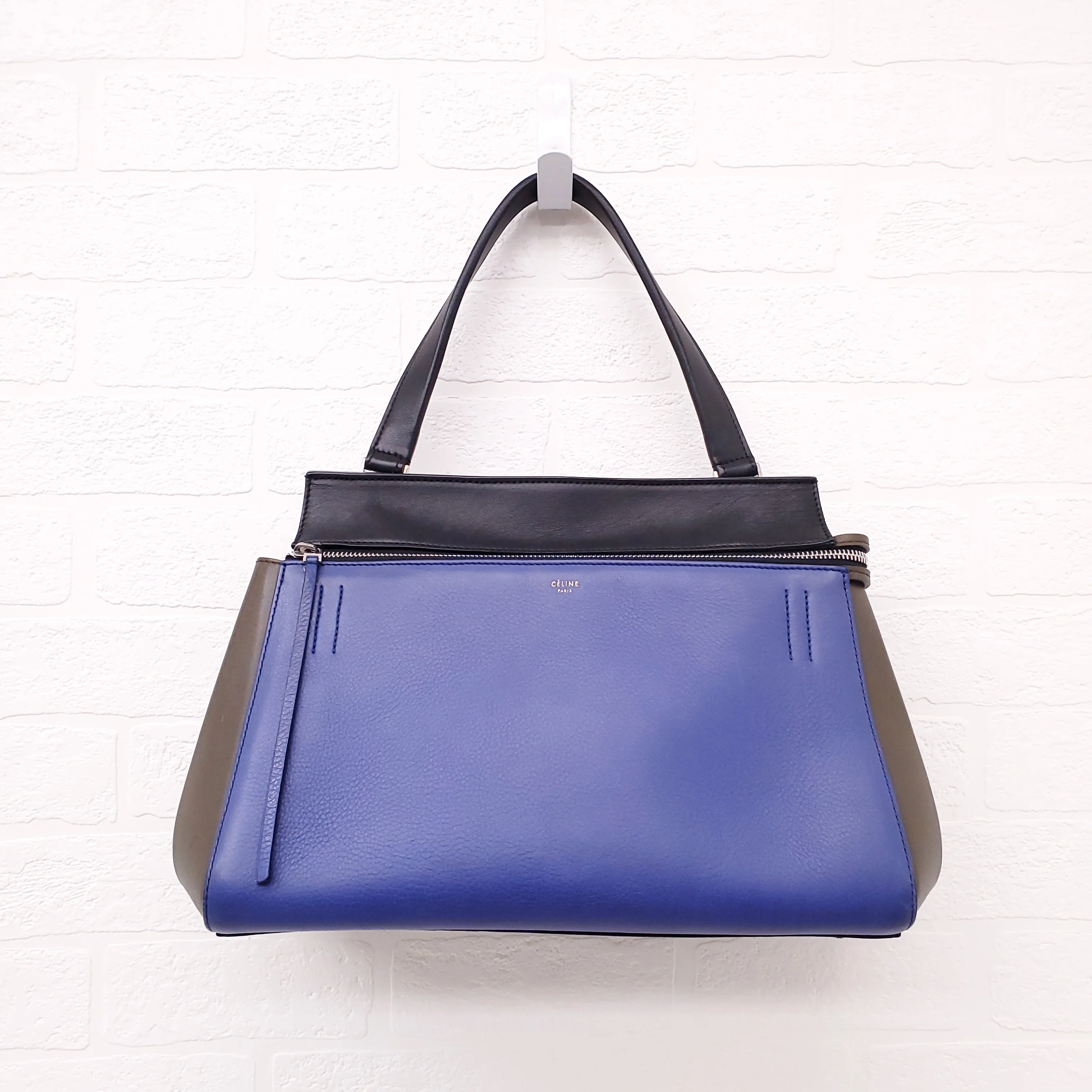 CELINE TRI-COLOUR MEDIUM EDGE BAG - Image 7