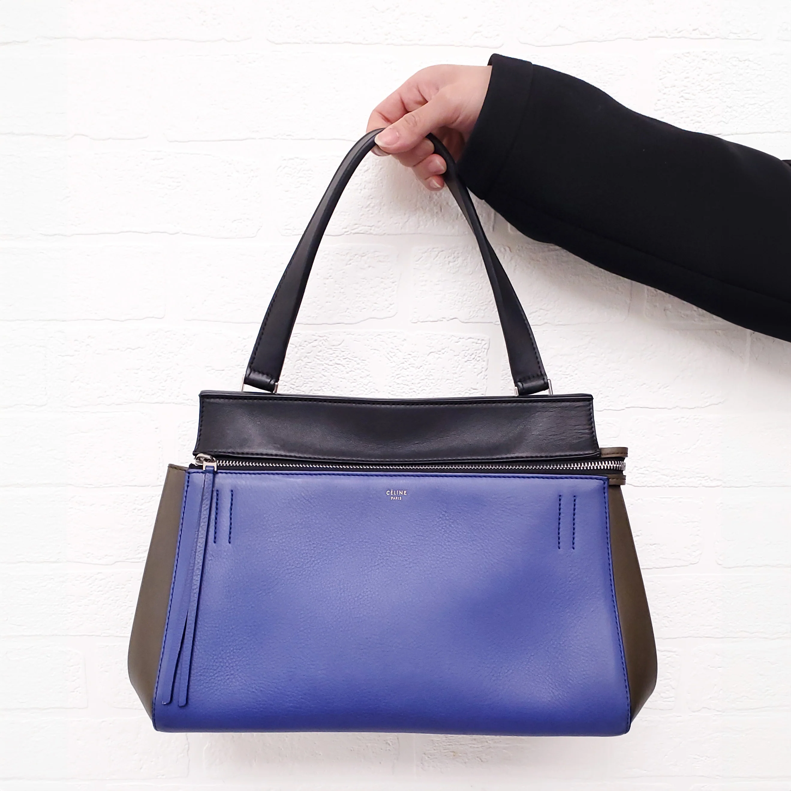 CELINE TRI-COLOUR MEDIUM EDGE BAG - Image 8