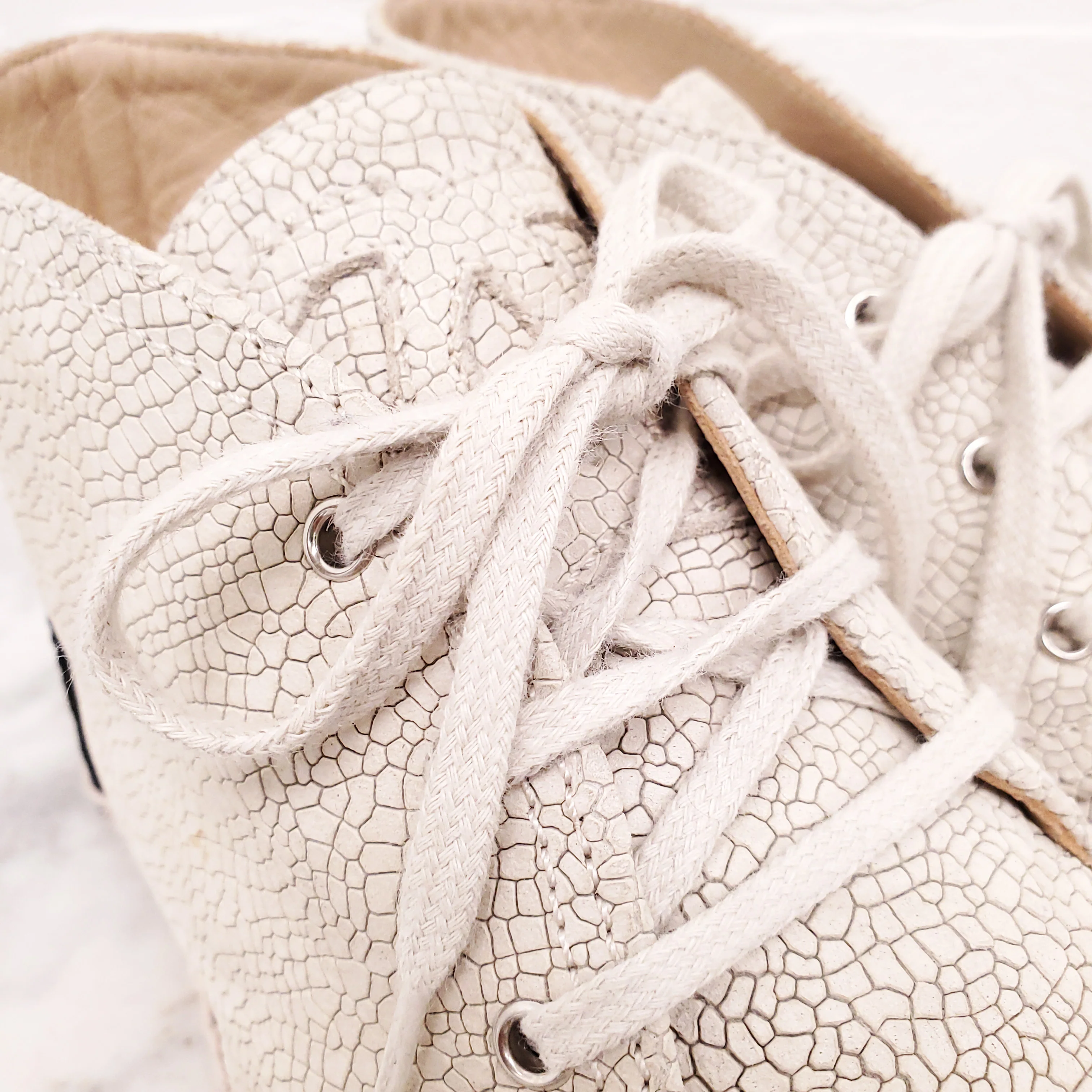 CHANEL ESPADRILLE BOOTIES - SIZE 37 - Image 3