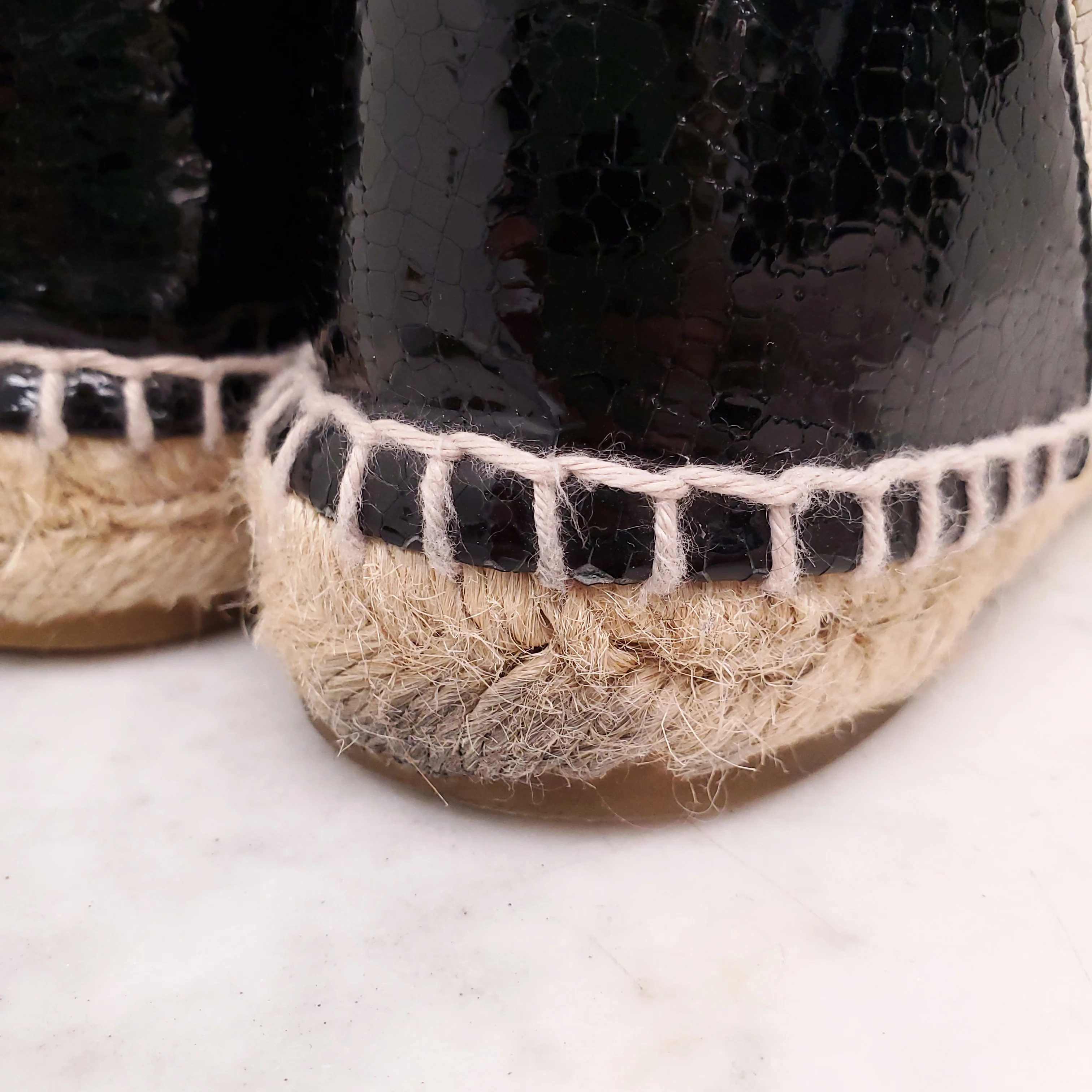 CHANEL ESPADRILLE BOOTIES - SIZE 37 - Image 5