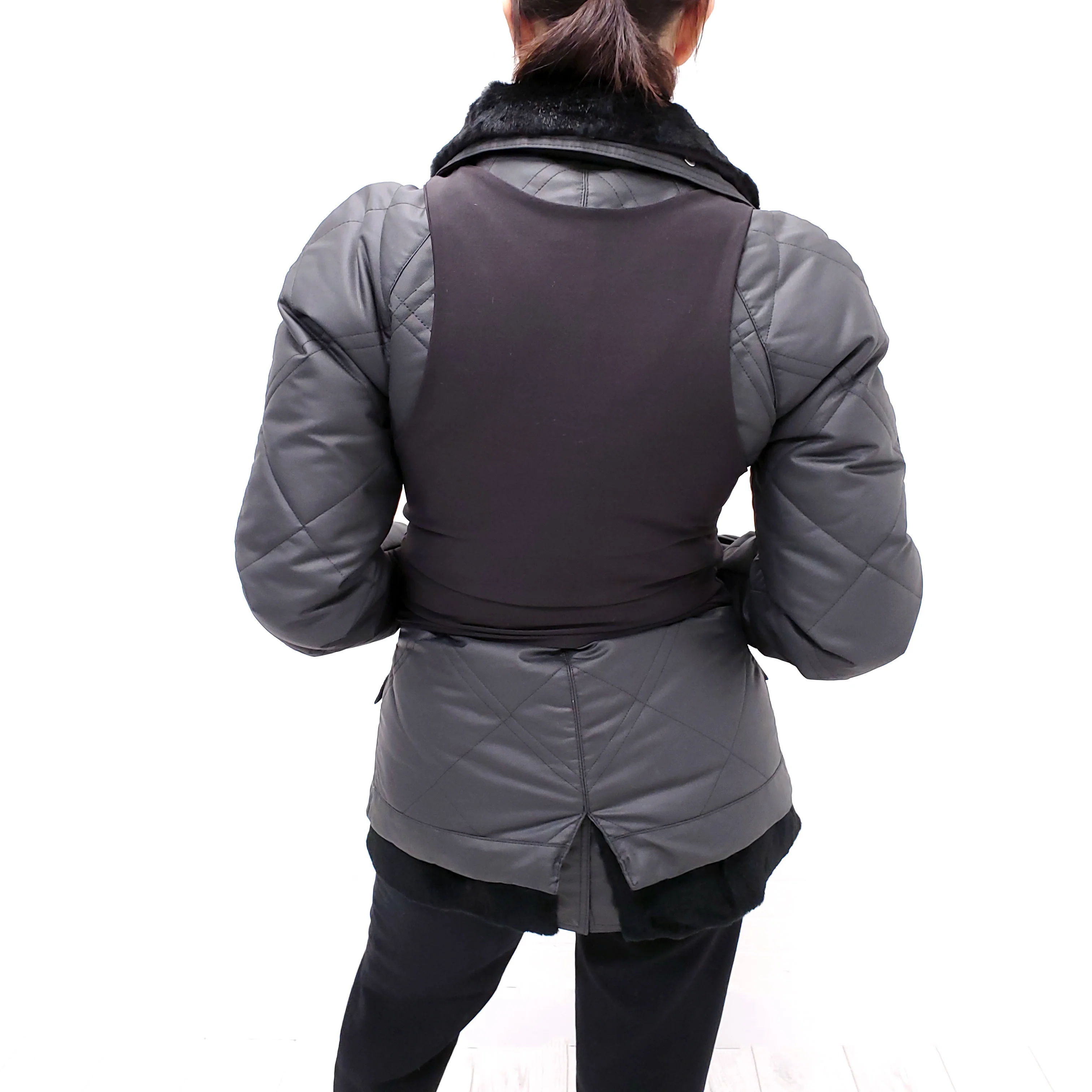 CHRISTIAN DIOR PUFFER JACKET WITH LOGO BUTTONS - SIZE 4 - Image 7