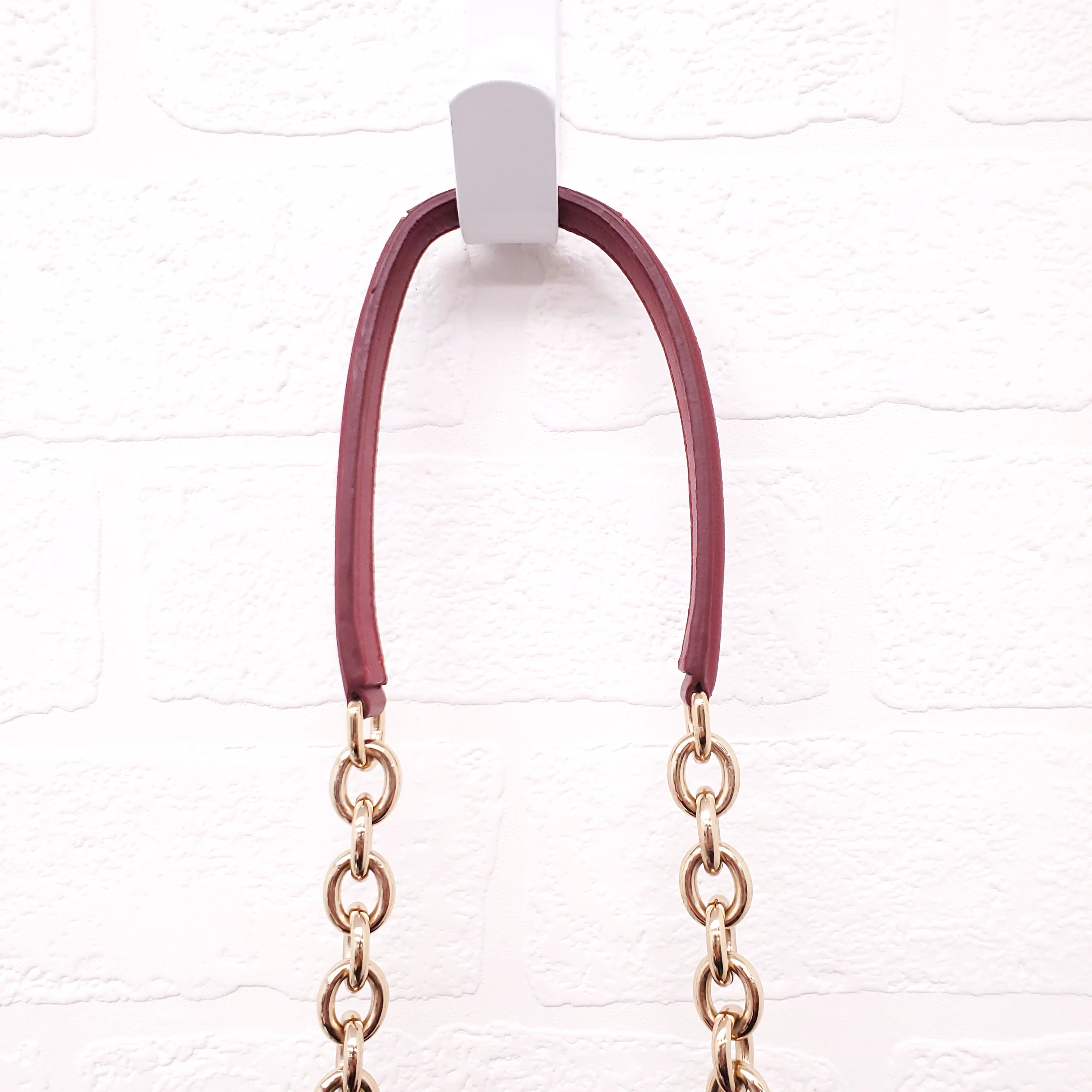 DOLCE & GABBANA BURGUNDY VELVET SHOULDER BAG WITH CRYSTAL EMBLEM - Image 8