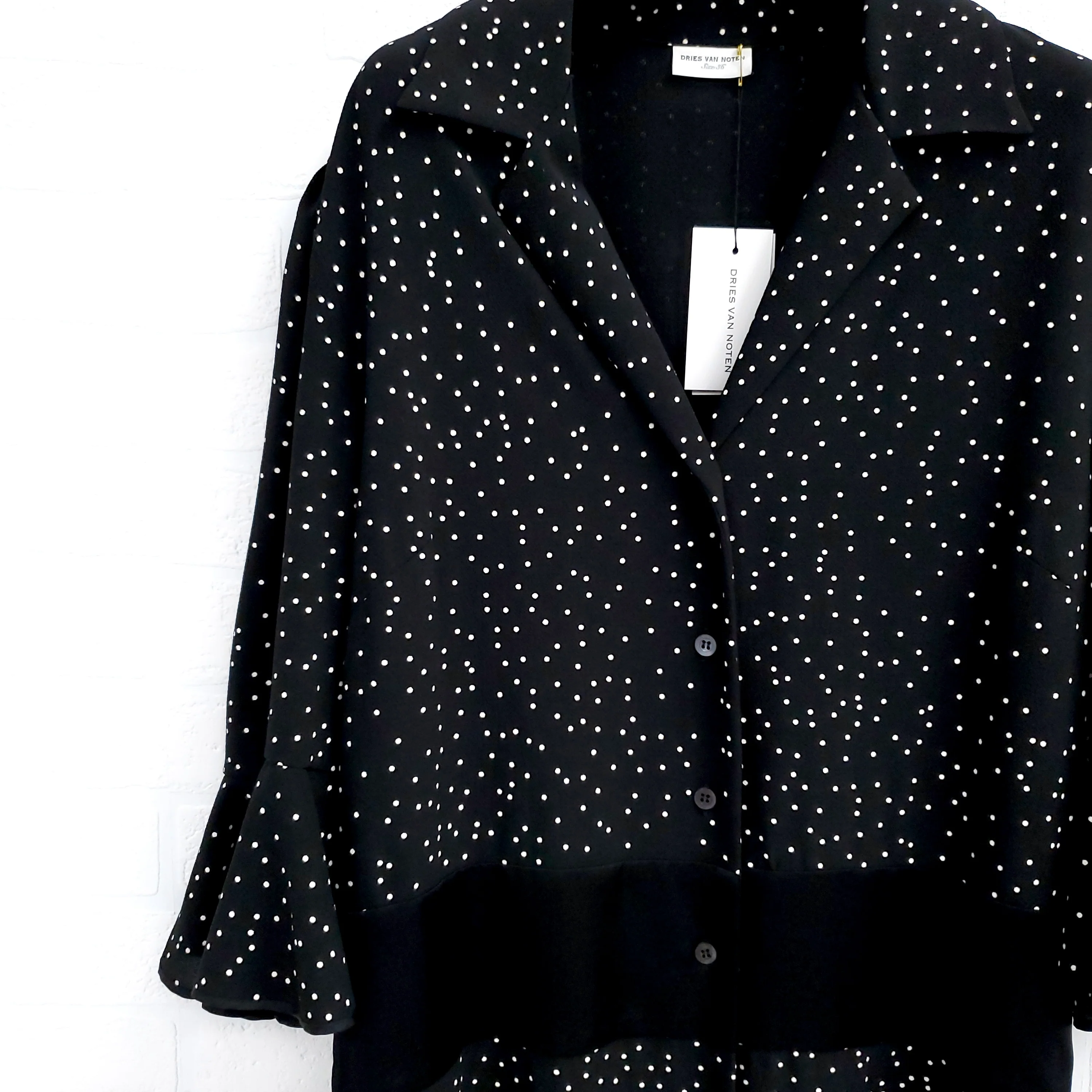 DRIES VAN NOTEN POLKA DOT DRESS ($1495) - SIZE 38 - Image 3