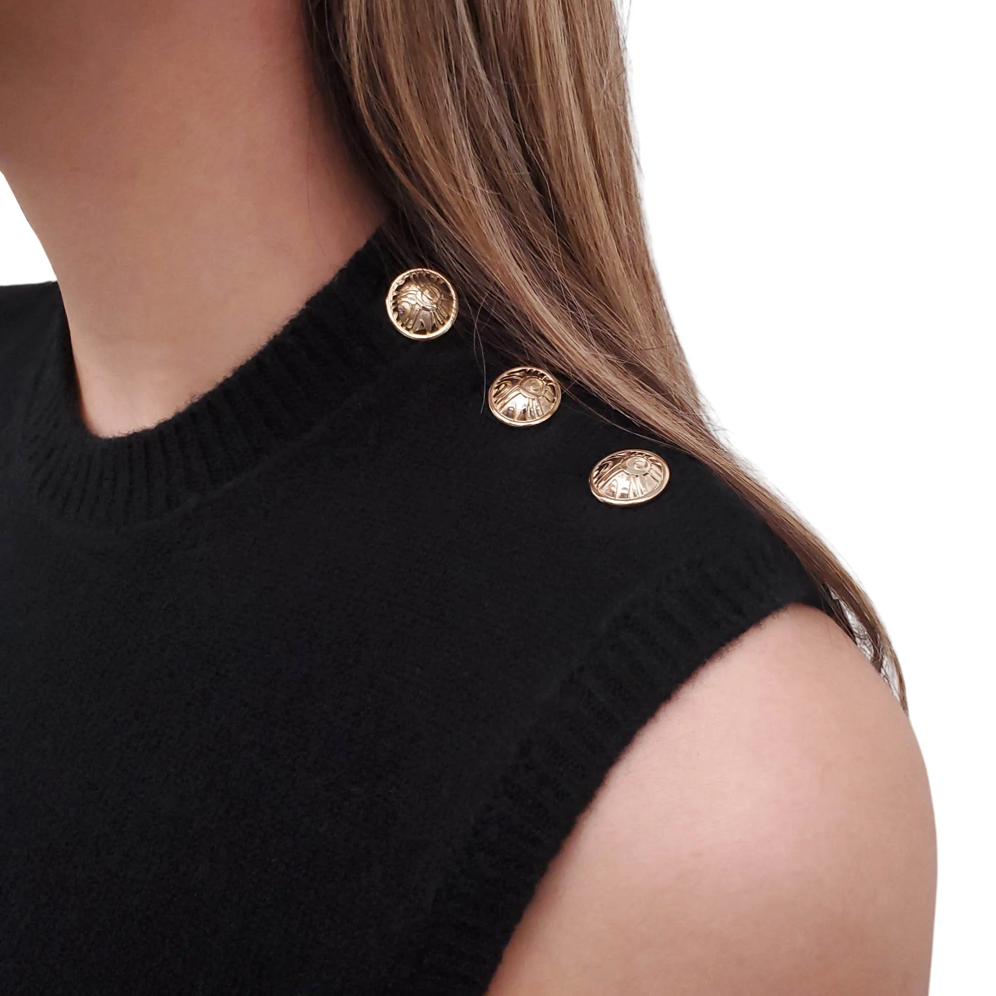 EMILIO PUCCI BLACK, PINK AND CREAM FRINGED WOOL BLEND TWEED SKIRT SET - SIZE XS - Image 6