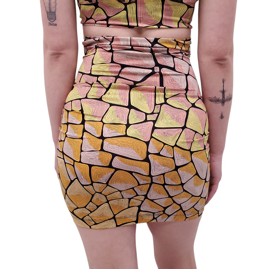 EMILIO PUCCI YELLOW AND PINK BODYCON TUBE 2-PIECE SET - SIZE 4 - Image 6