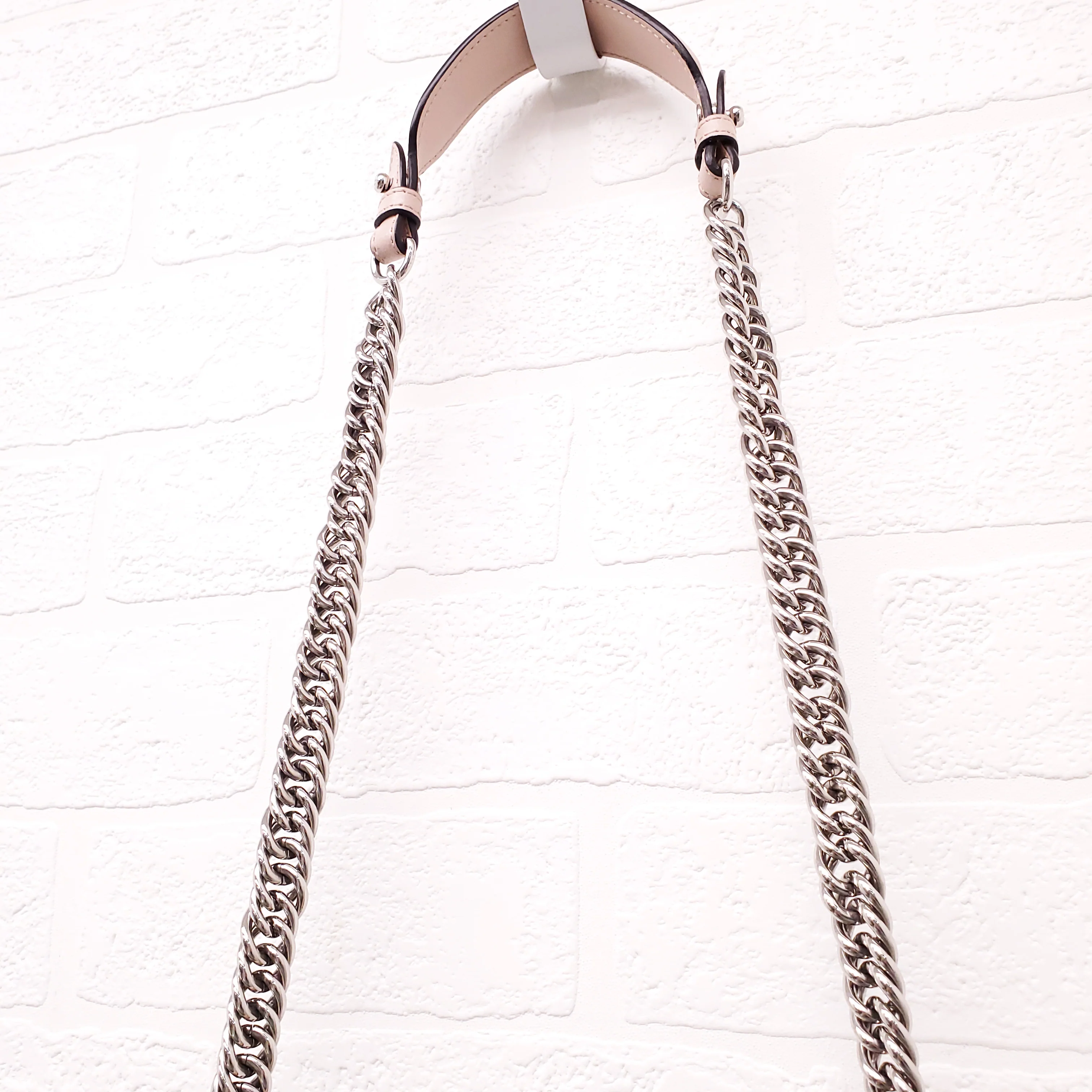 FENDI BABY PINK 'MINI KAN' SHOULDER BAG - Image 9