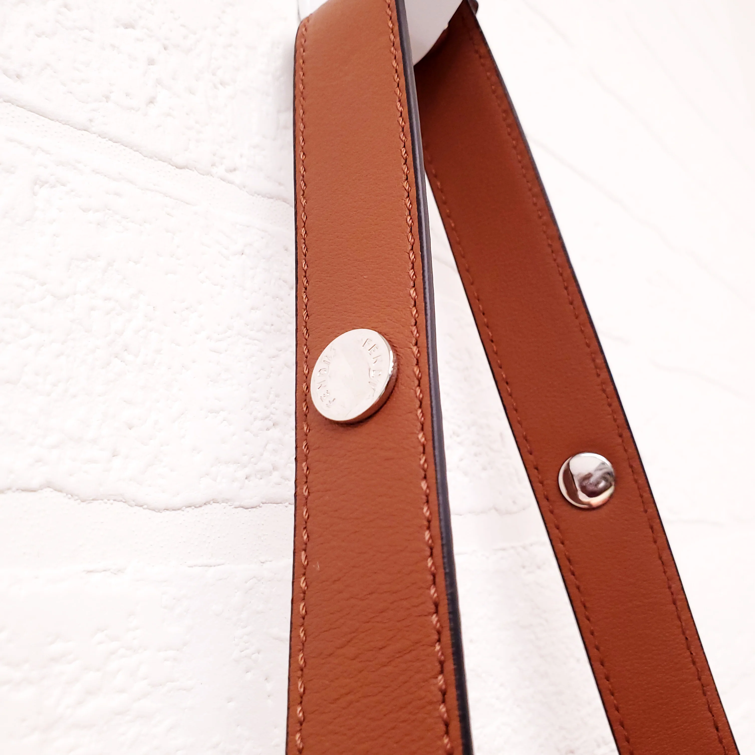 FENDI 'BY THE WAY' CANVAS ADJUSTABLE SHOULDER BAG - Image 11