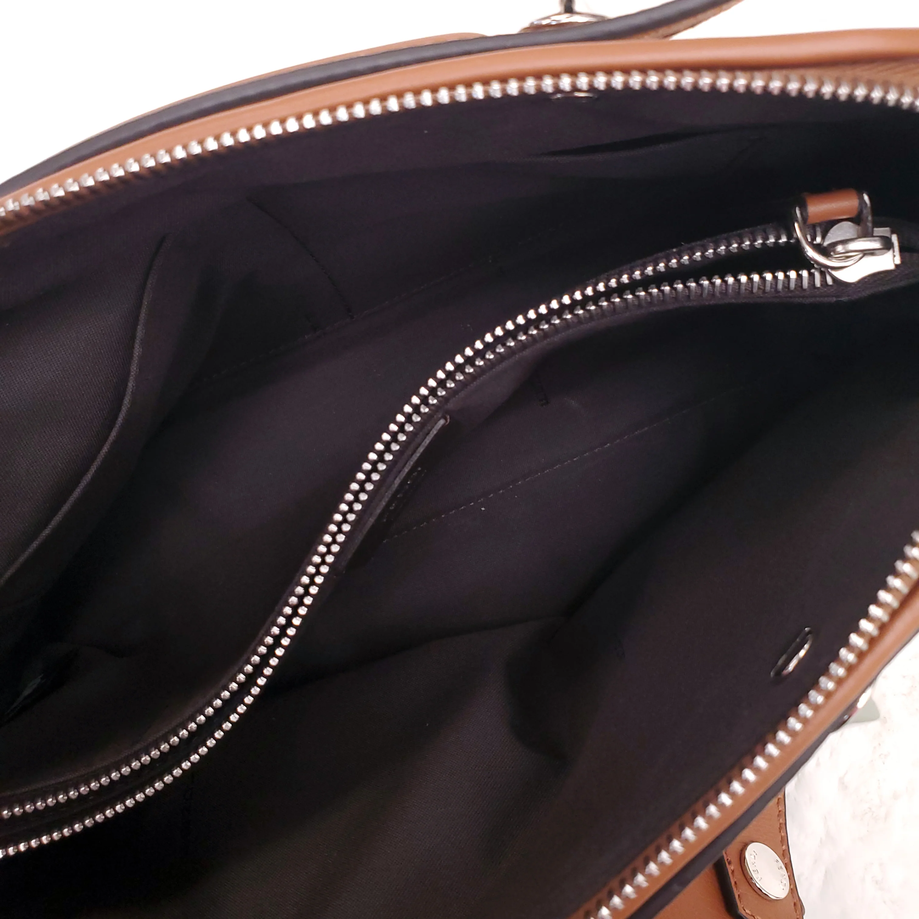 FENDI 'BY THE WAY' CANVAS ADJUSTABLE SHOULDER BAG - Image 13