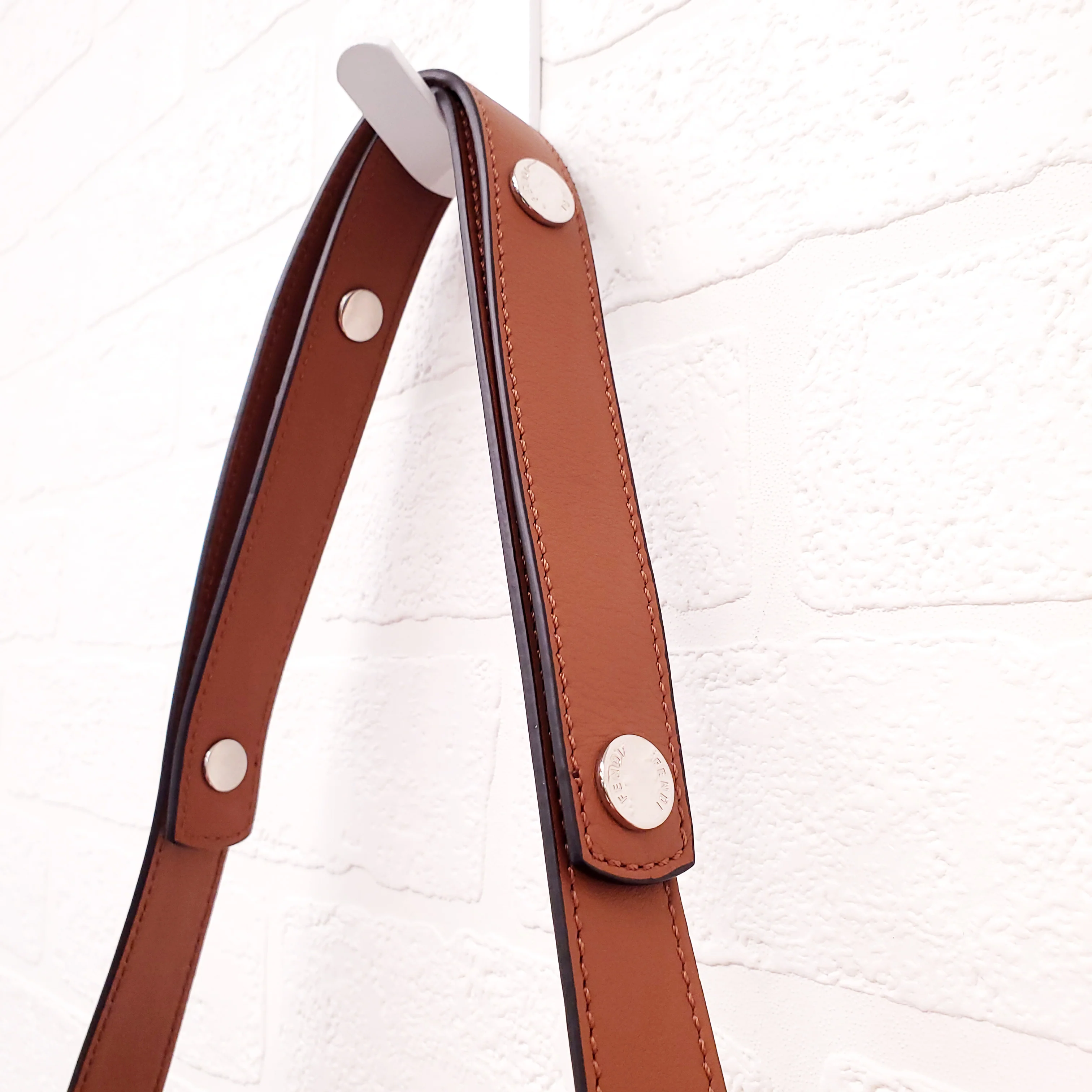 FENDI 'BY THE WAY' CANVAS ADJUSTABLE SHOULDER BAG - Image 9