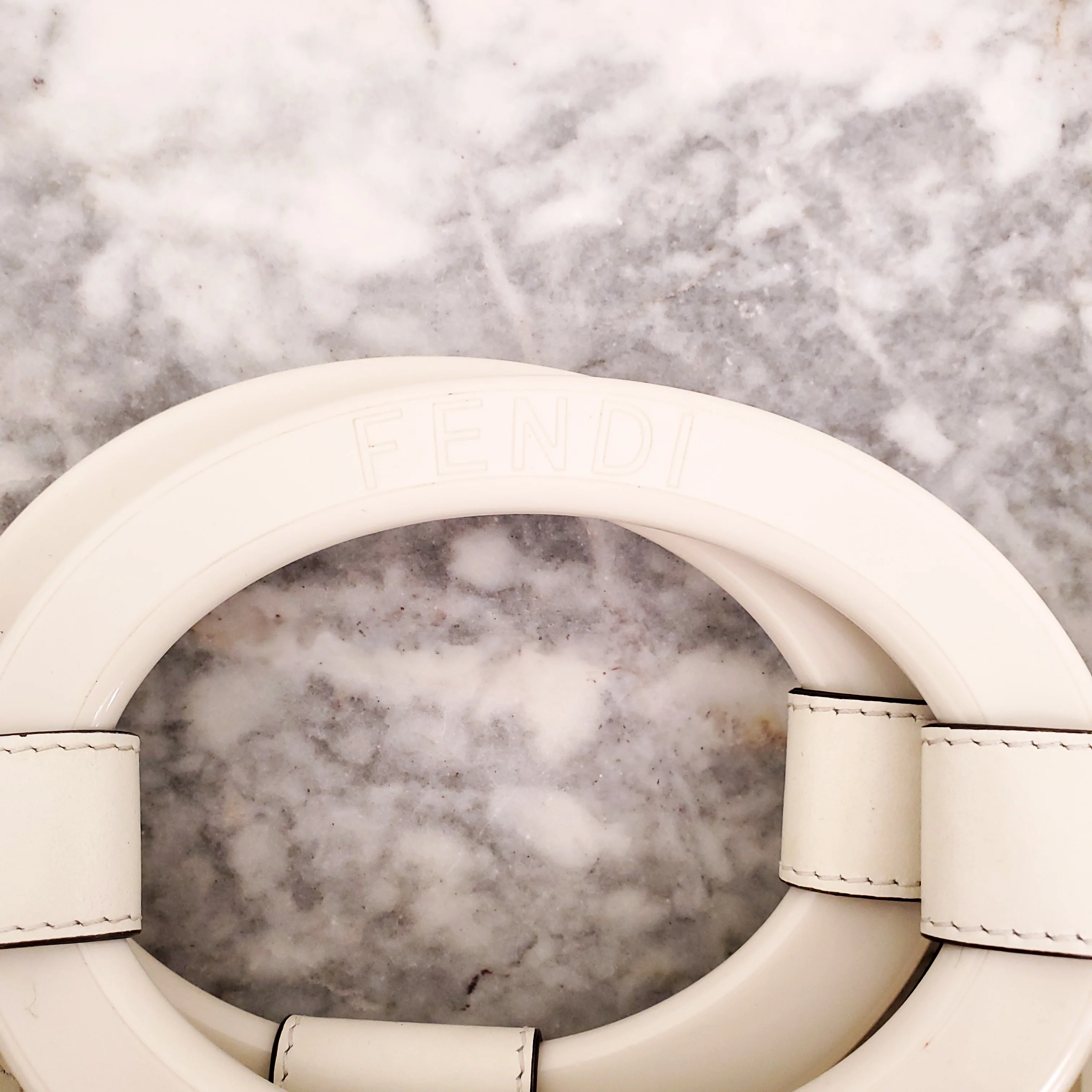 FENDI CREAM LARGE SHOPPER TOTE - Image 14