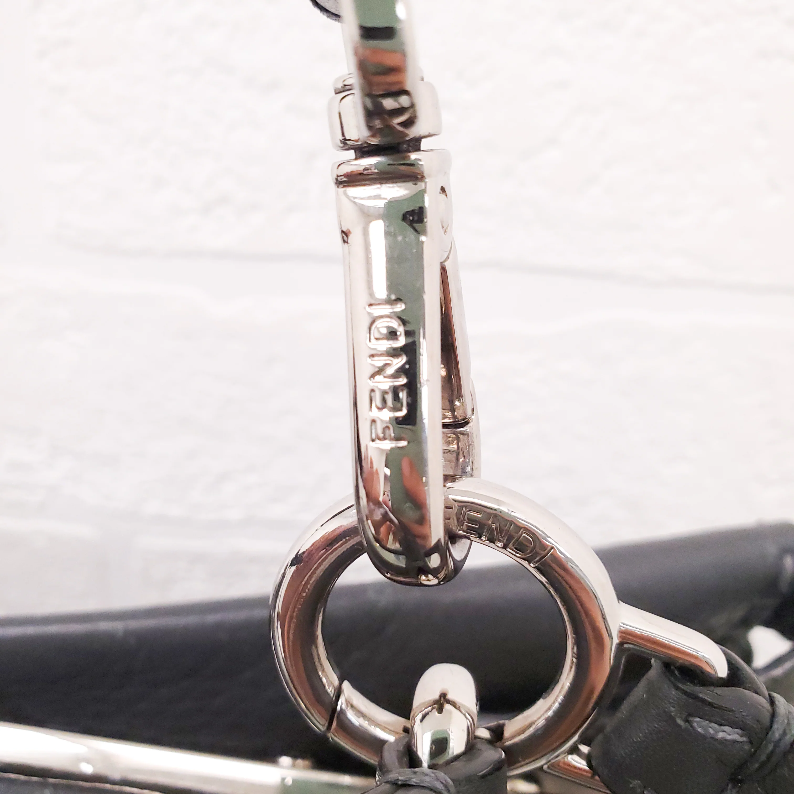 FENDI X LARGE PEEKABOO WITH FLORAL STRAP - Image 5