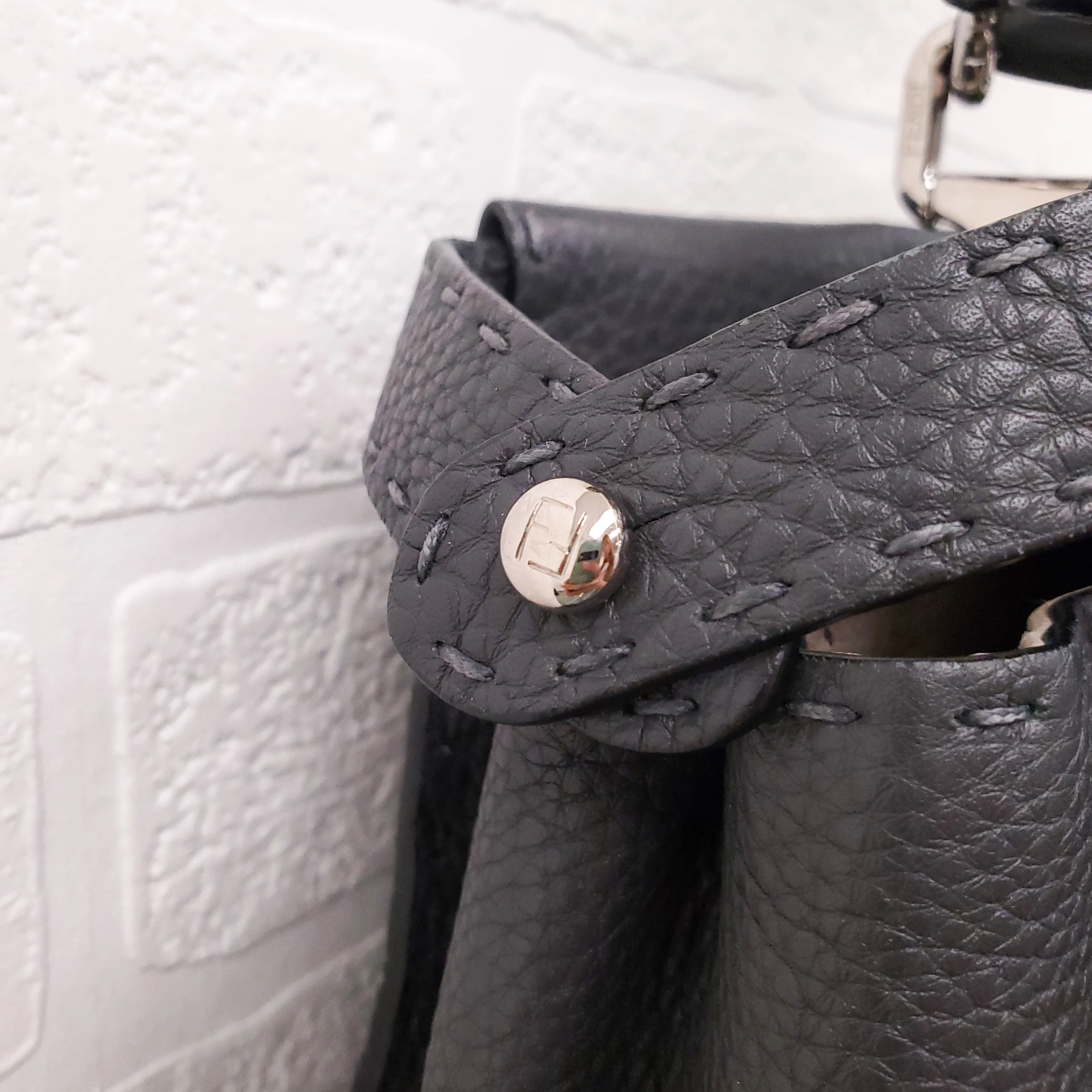 FENDI X LARGE PEEKABOO WITH FLORAL STRAP - Image 6