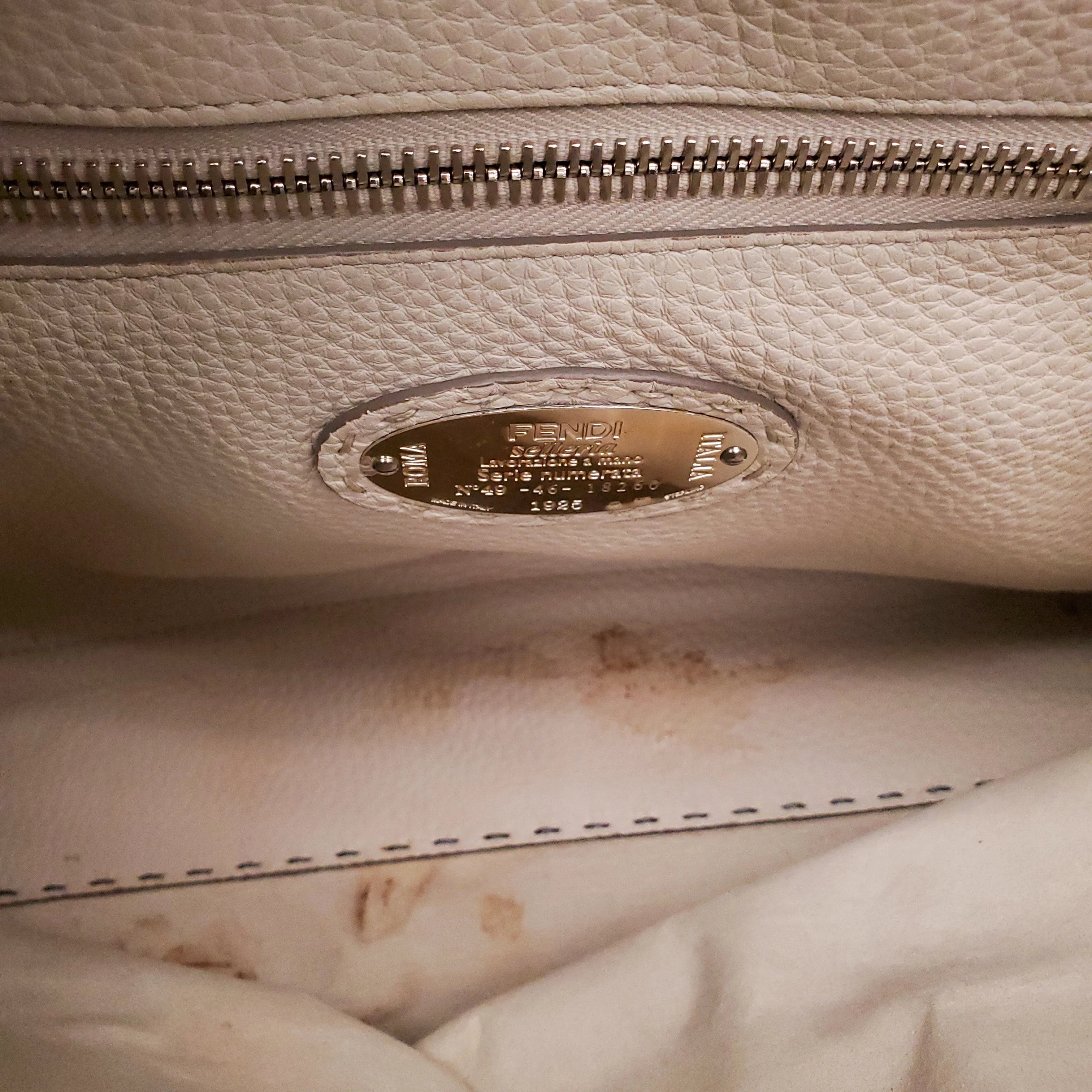 FENDI X LARGE PEEKABOO WITH FLORAL STRAP - Image 9