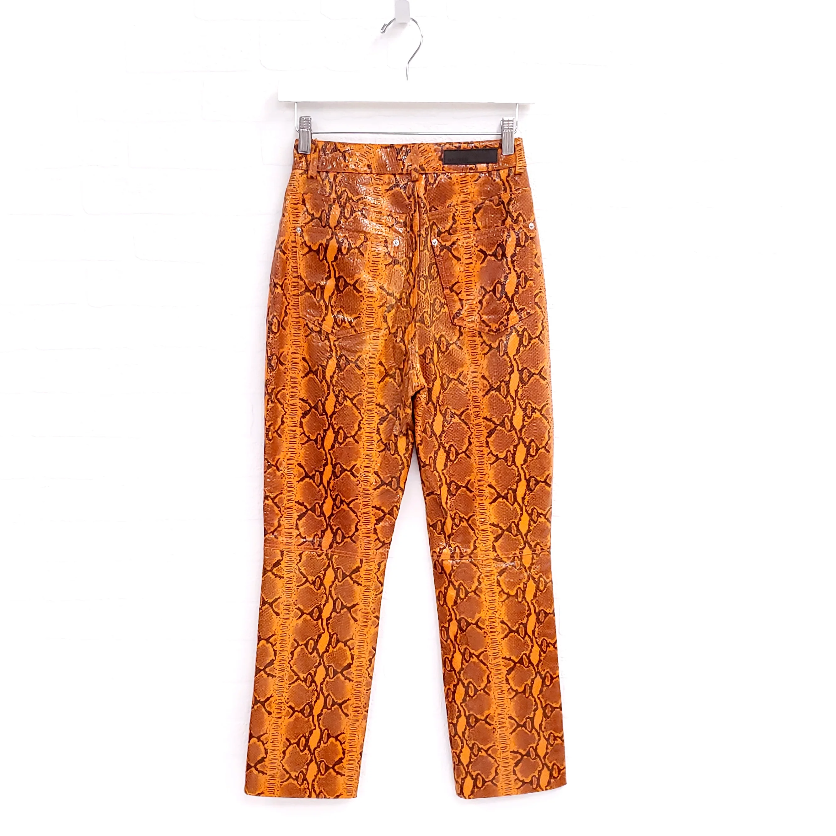 GRLFRND SNAKESKIN PANTS - SIZE 25 - Image 4