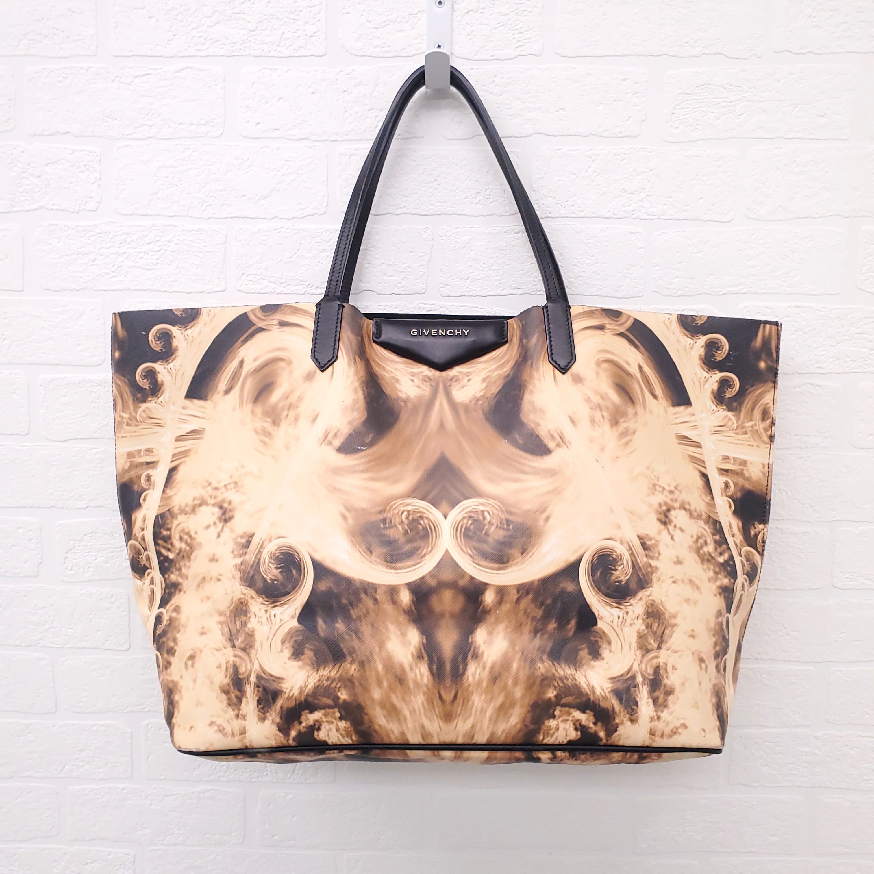 GIVENCHY FLAME PRINT TOTE BAG - Image 3