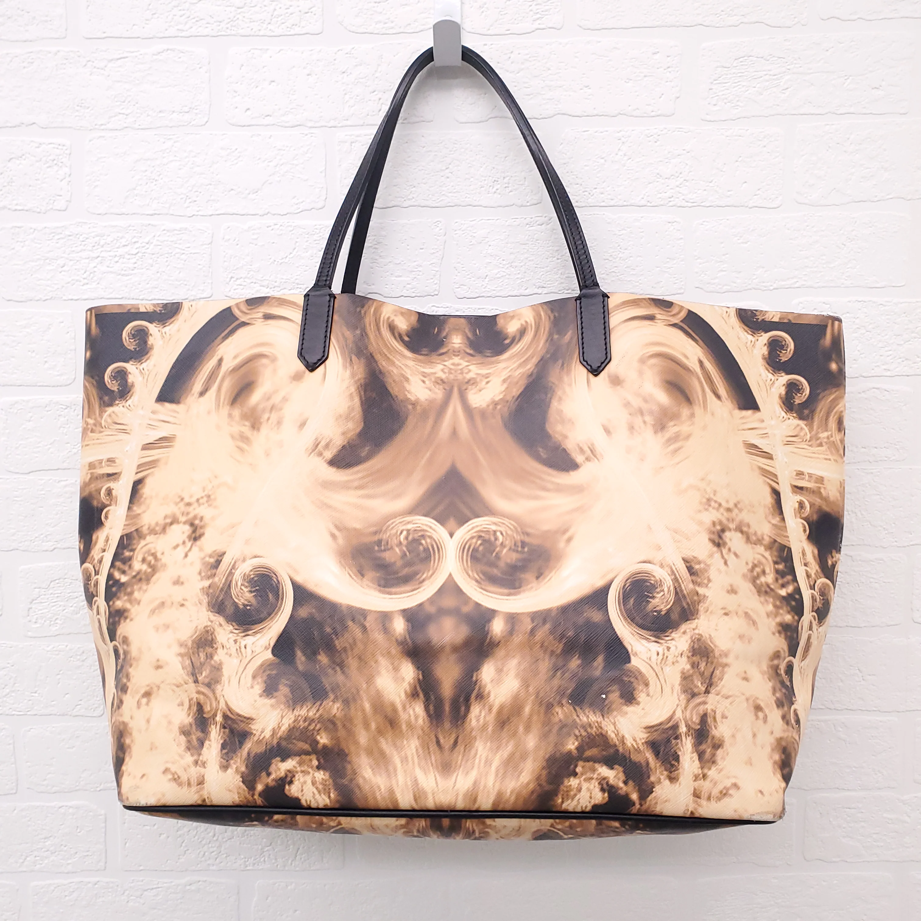 GIVENCHY FLAME PRINT TOTE BAG - Image 4