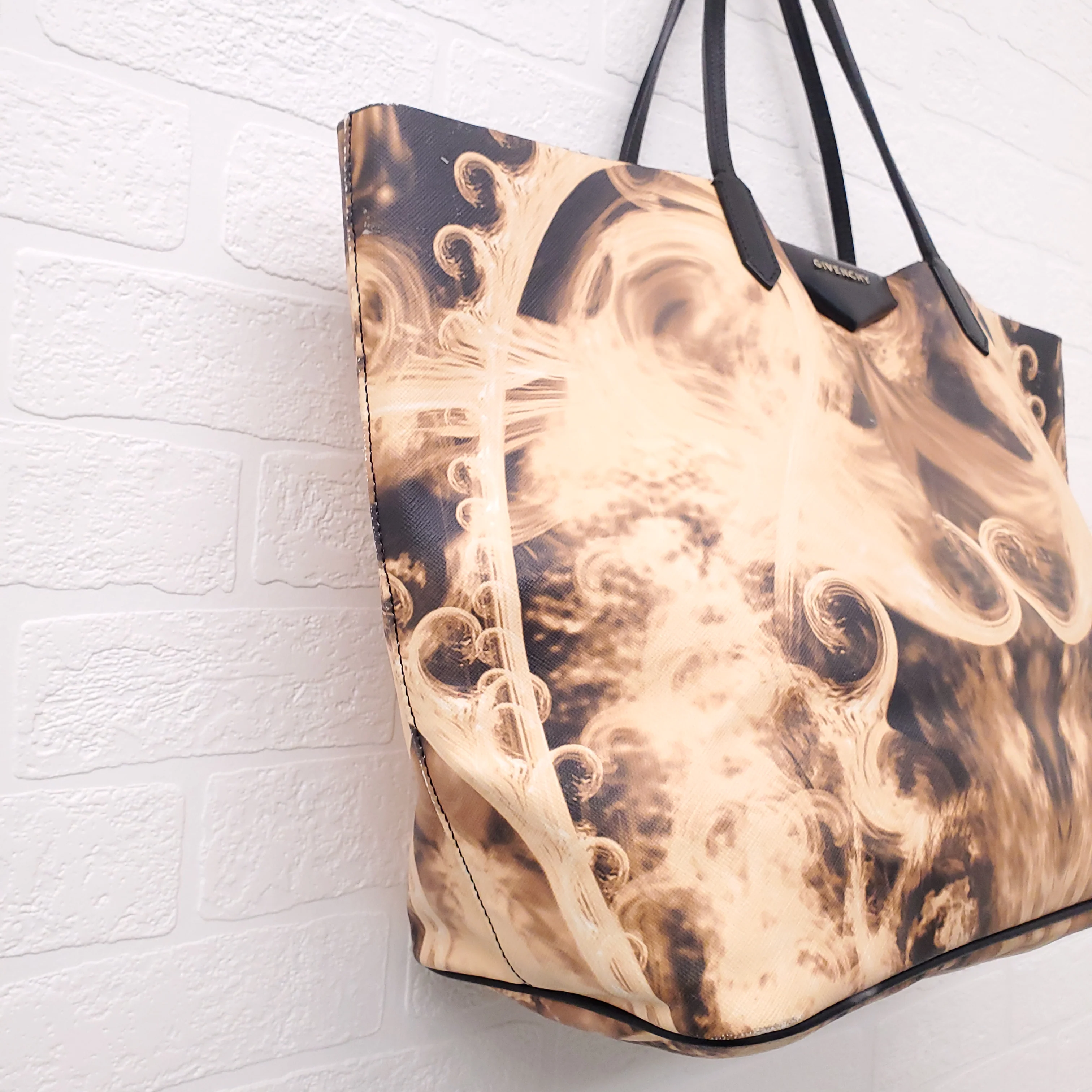 GIVENCHY FLAME PRINT TOTE BAG - Image 6