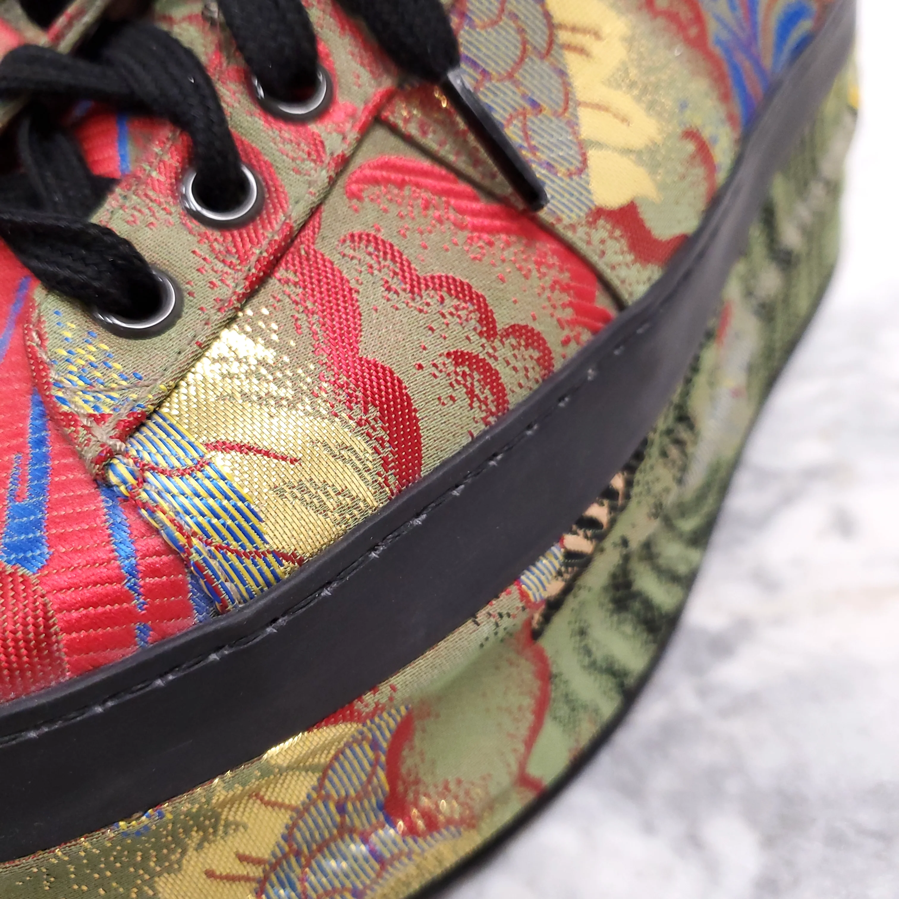 GUCCI PATTERN PLATFORM SNEAKERS - SIZE 39.5 - Image 5