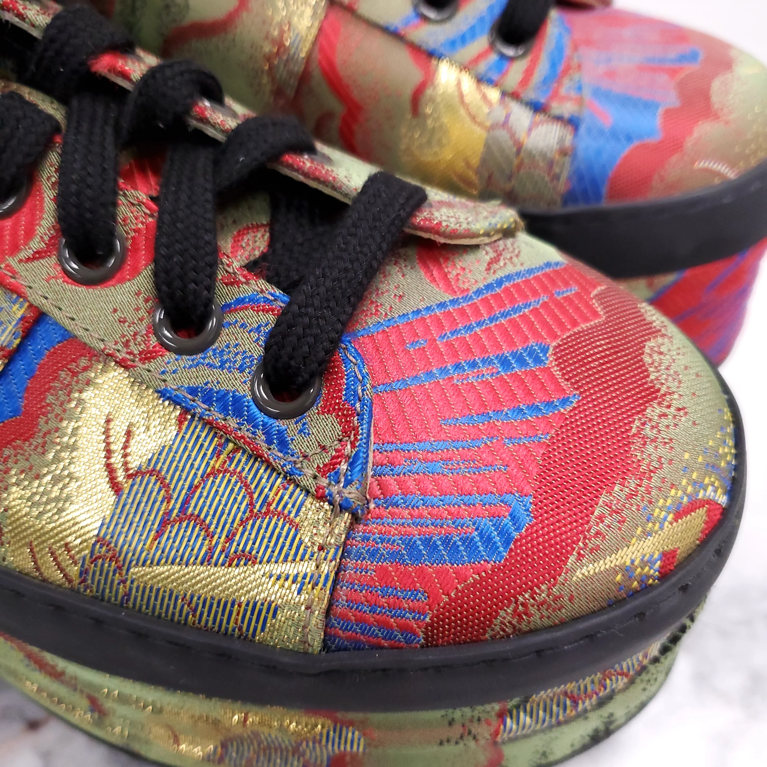 GUCCI PATTERN PLATFORM SNEAKERS - SIZE 39.5 - Image 6