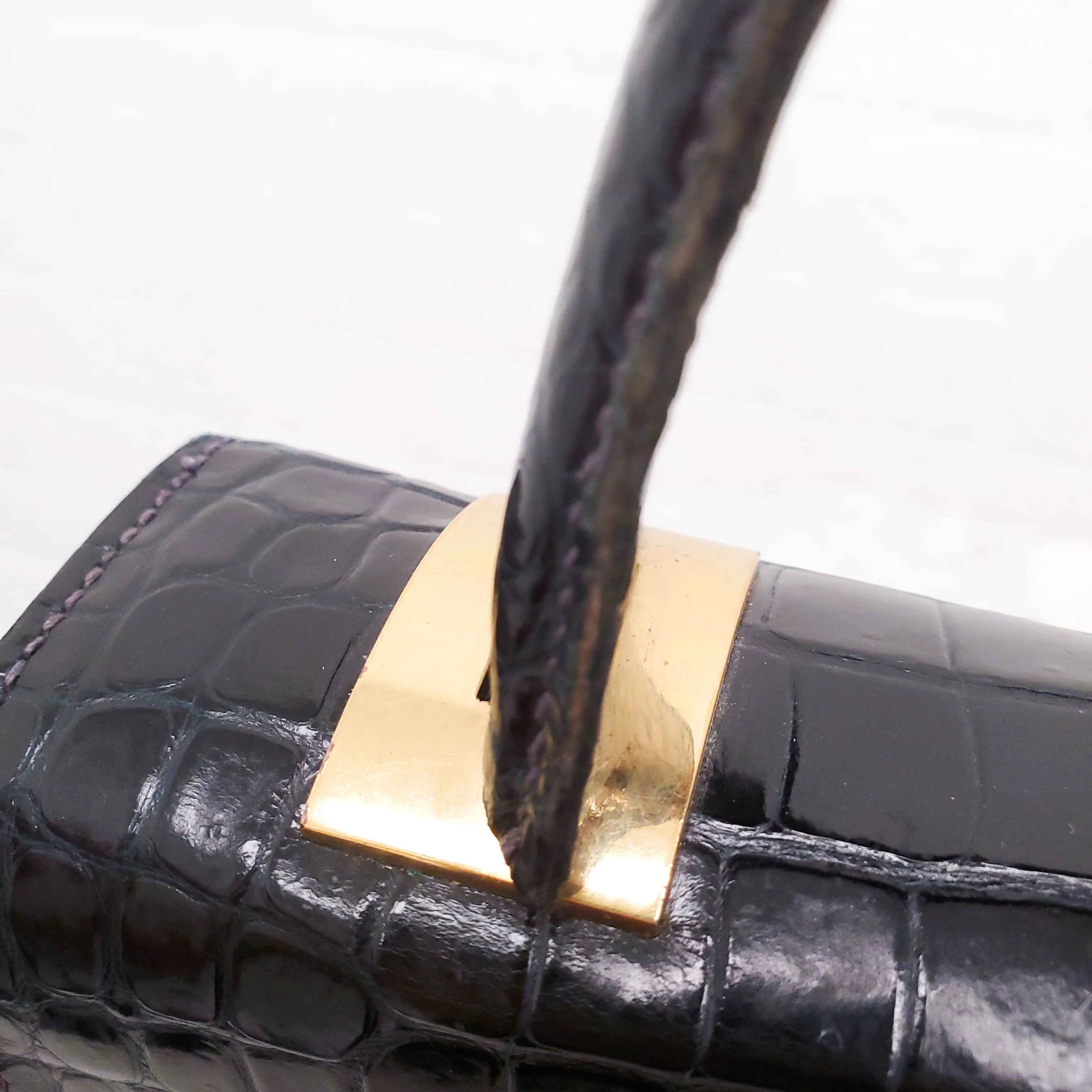 HERMÈS BRIO CROCODILE BAG - Image 7