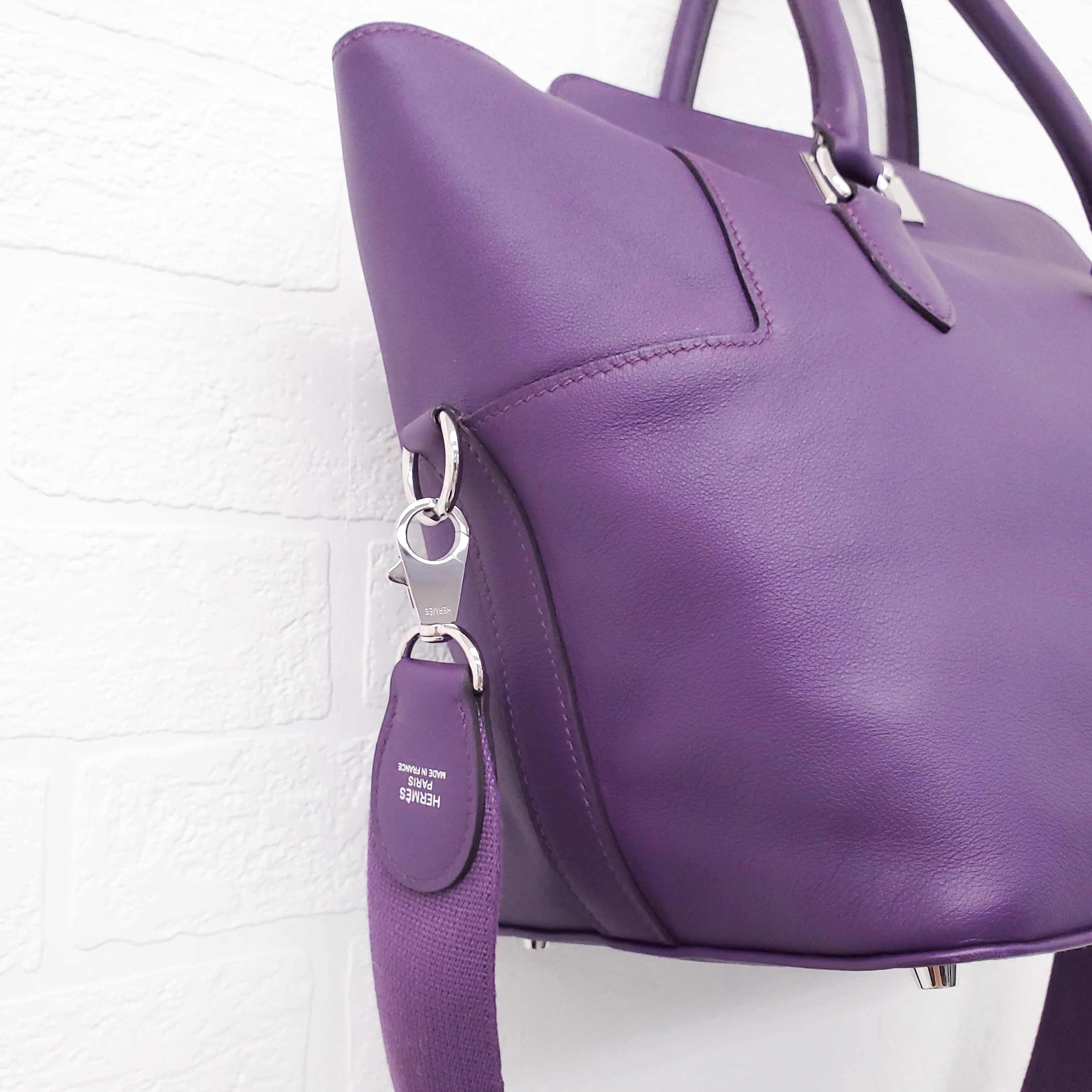 HERMÈS PURPLE TOOLBOX BAG - Image 5