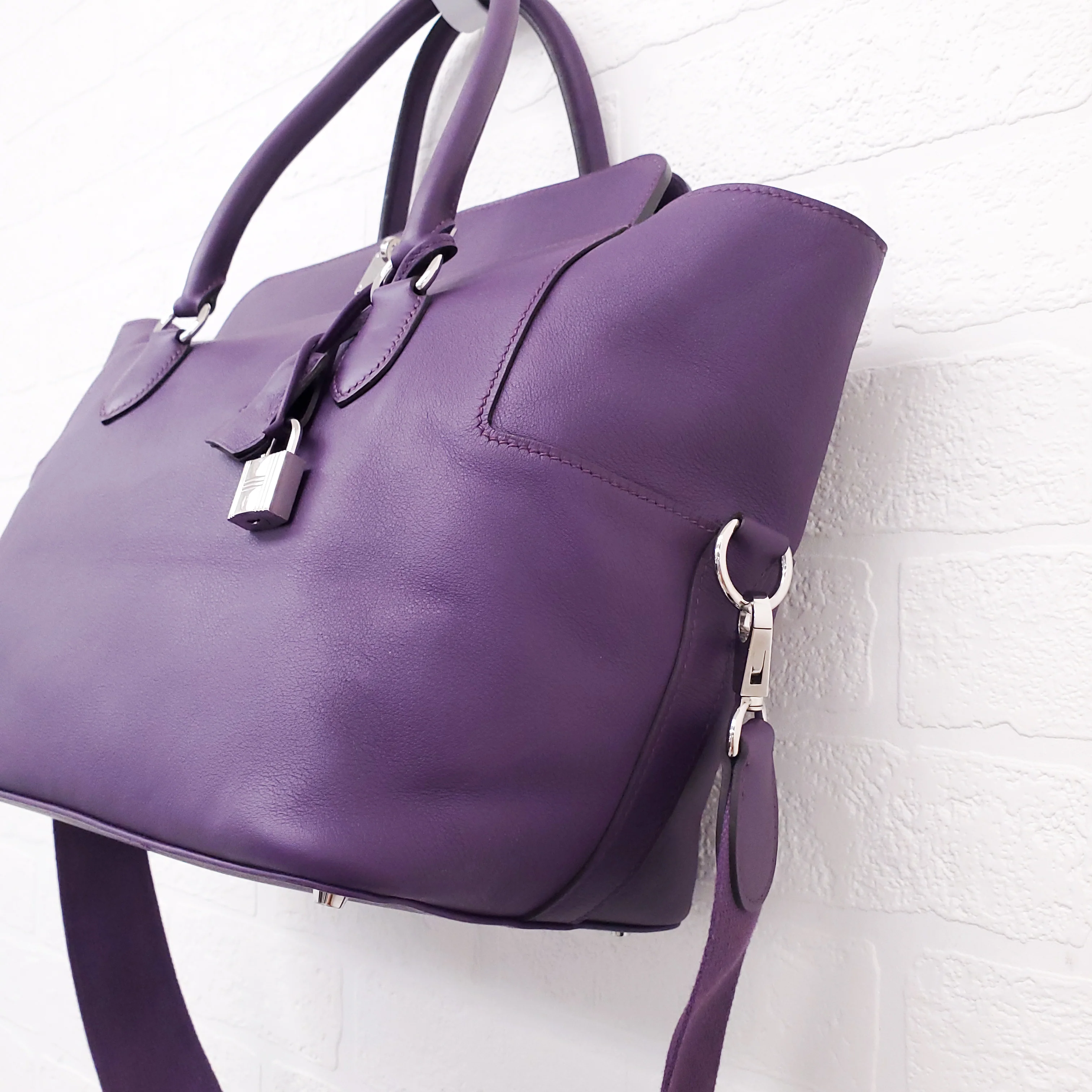 HERMÈS PURPLE TOOLBOX BAG - Image 6