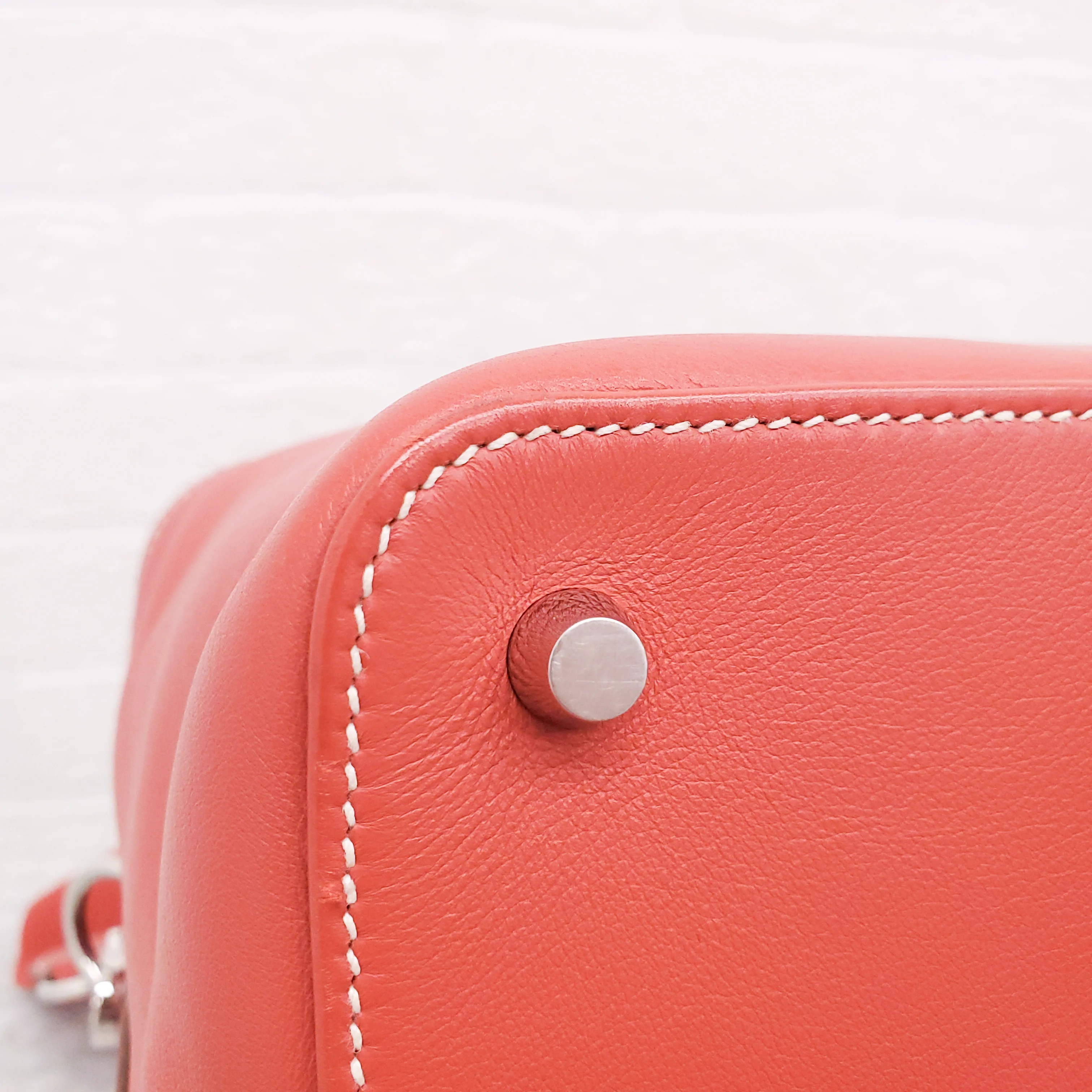 HERMÈS CORAL TOOLBOX BAG - Image 14