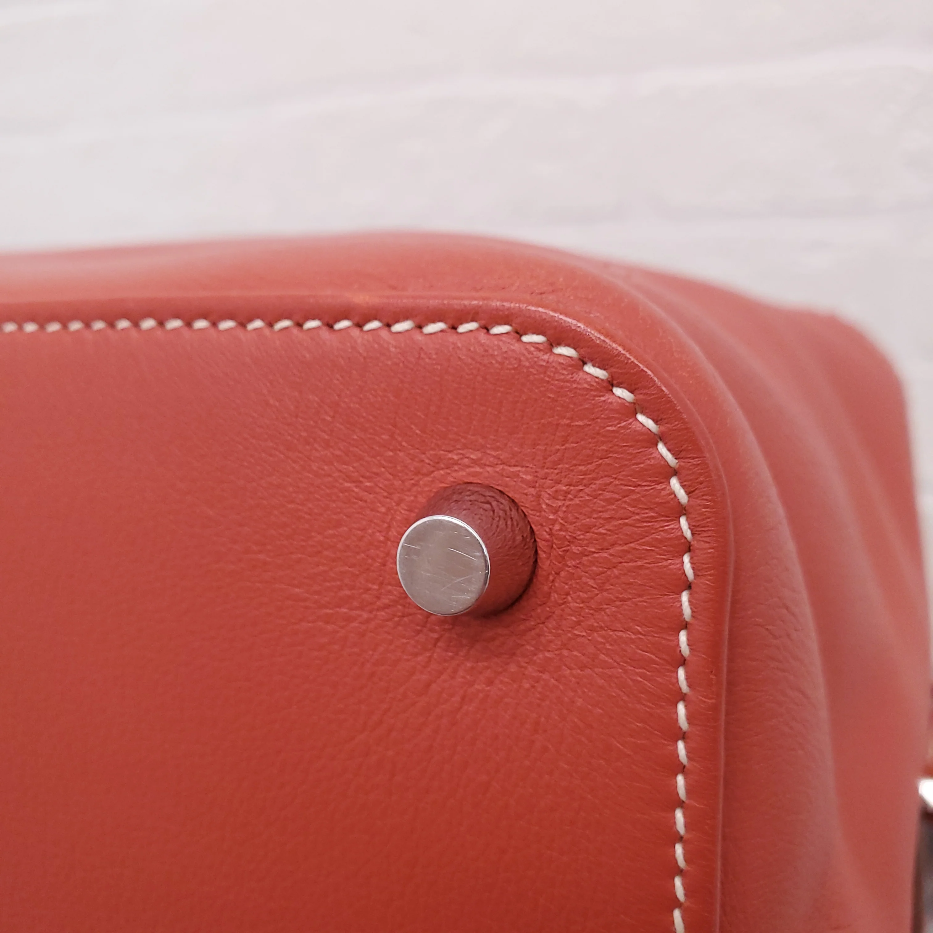 HERMÈS CORAL TOOLBOX BAG - Image 15