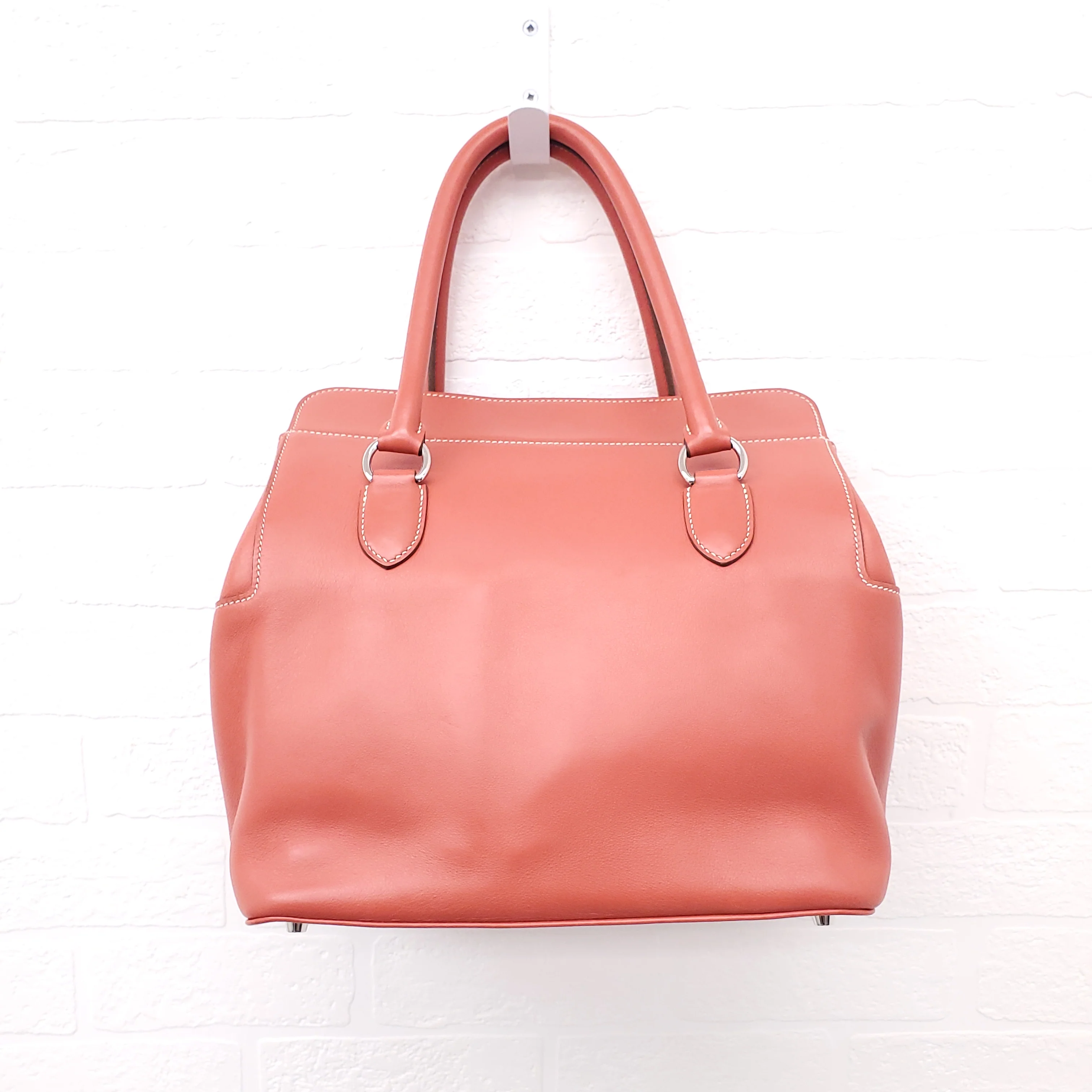 HERMÈS CORAL TOOLBOX BAG - Image 4