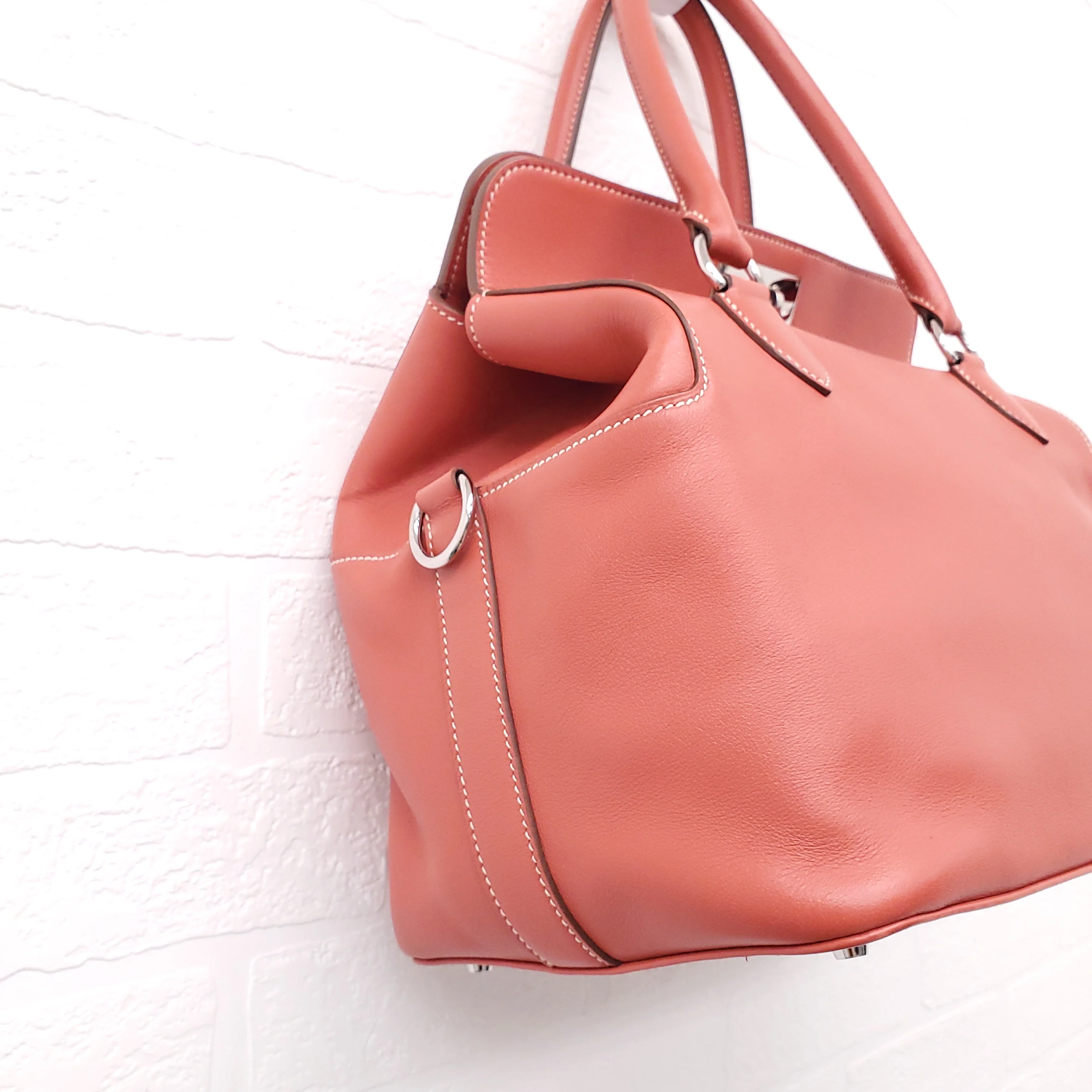 HERMÈS CORAL TOOLBOX BAG - Image 6