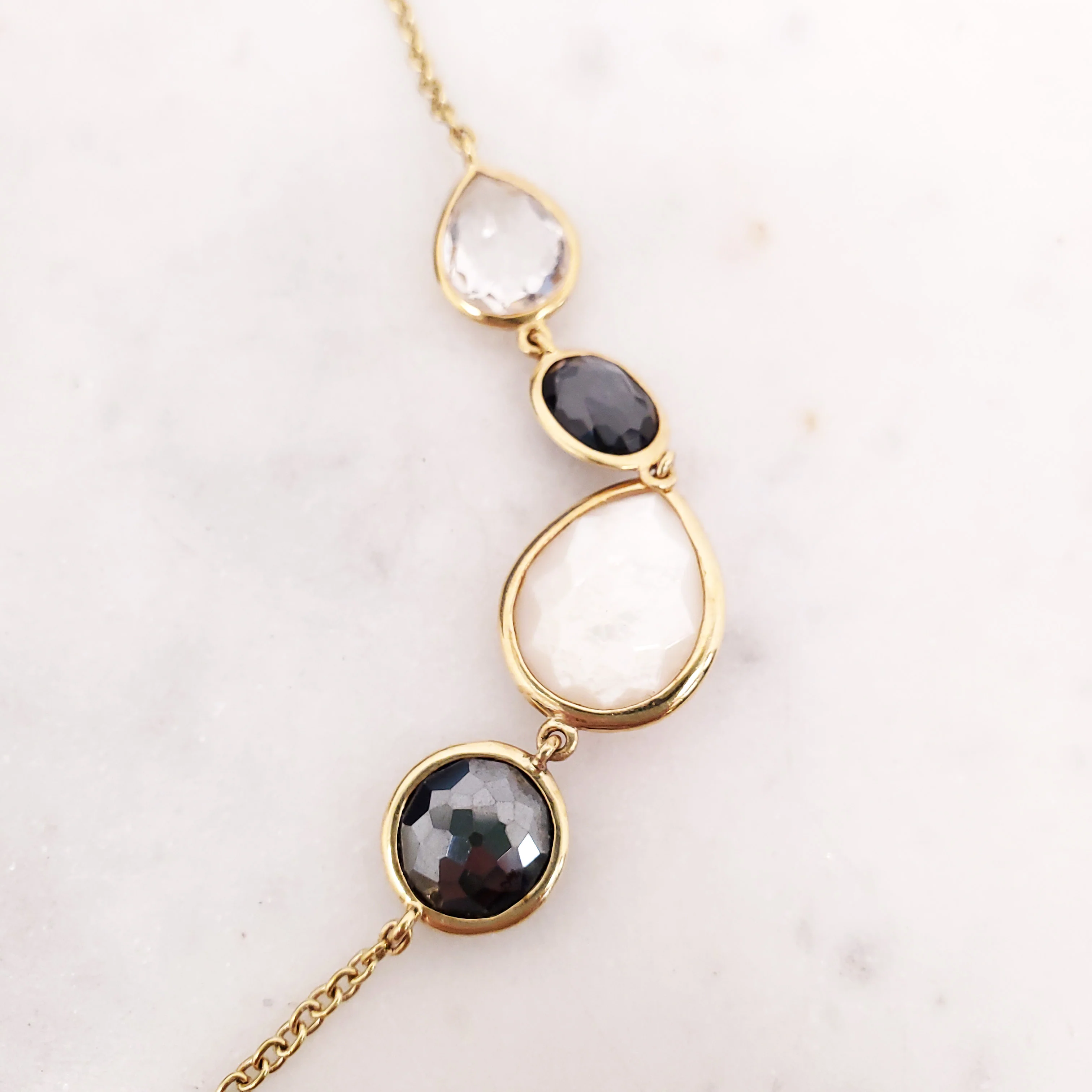 IPPOLITA 18K QUARTZ MOTHER OF PEARL NECKLACE - Image 3