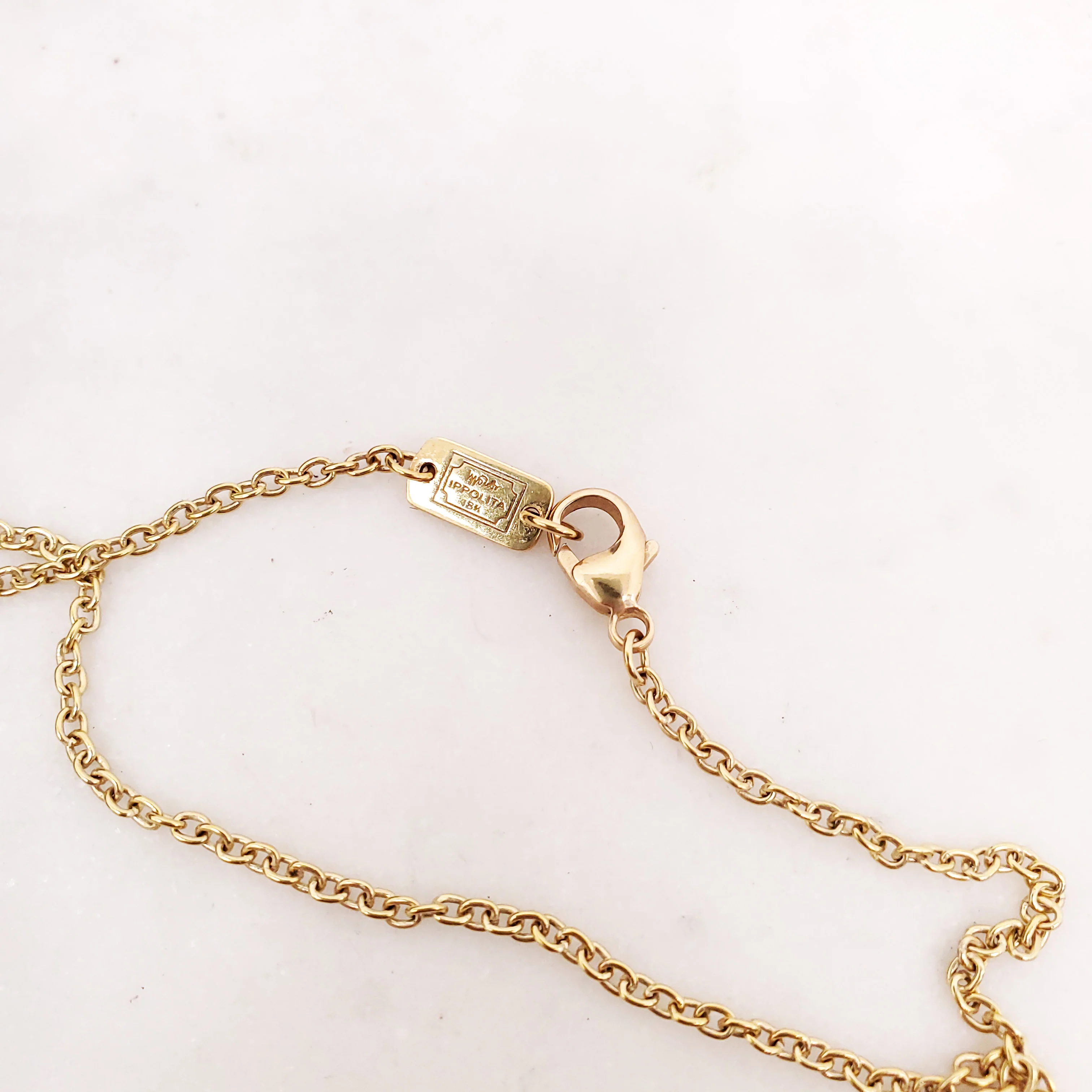 IPPOLITA 18K QUARTZ MOTHER OF PEARL NECKLACE - Image 5