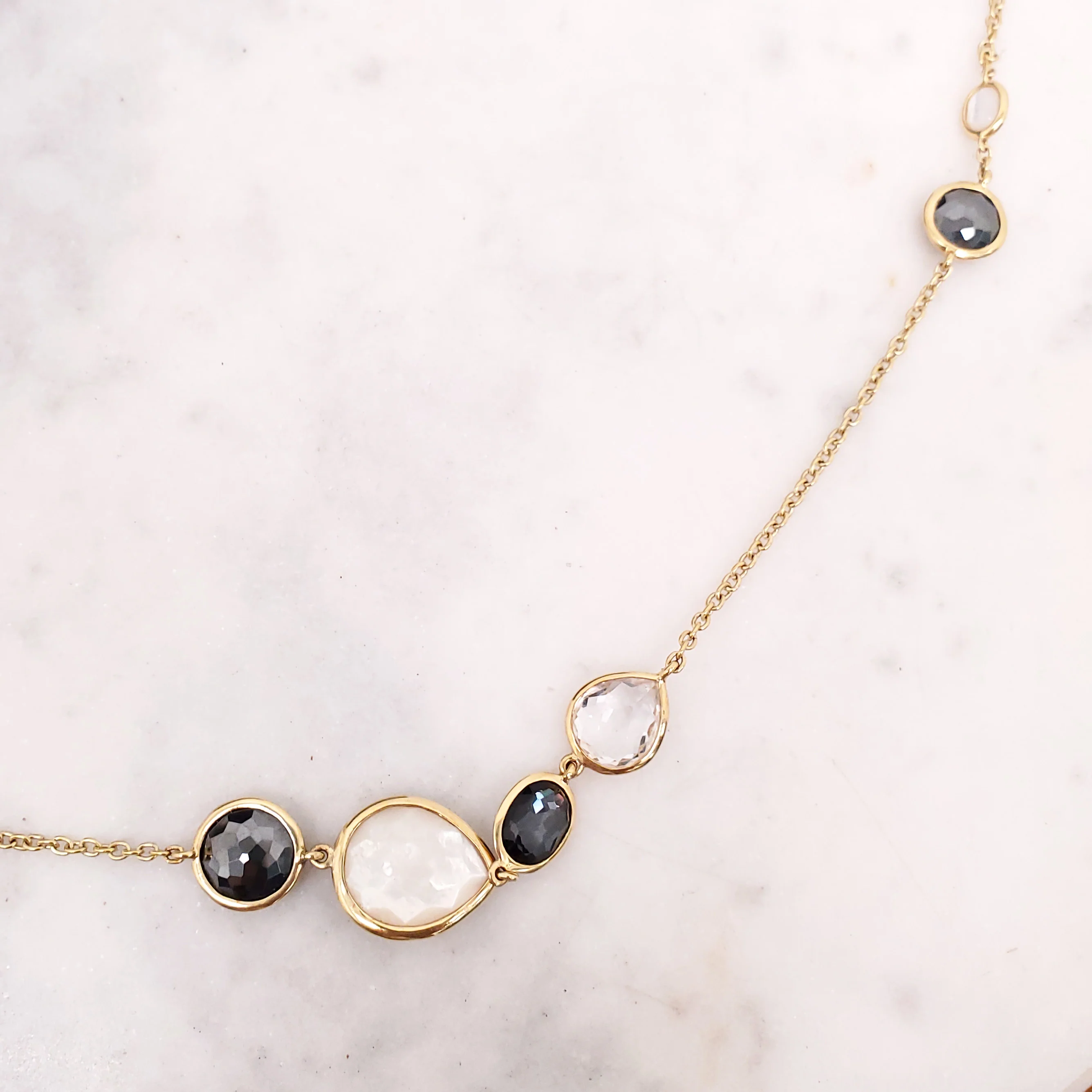 IPPOLITA 18K QUARTZ MOTHER OF PEARL NECKLACE - Image 6