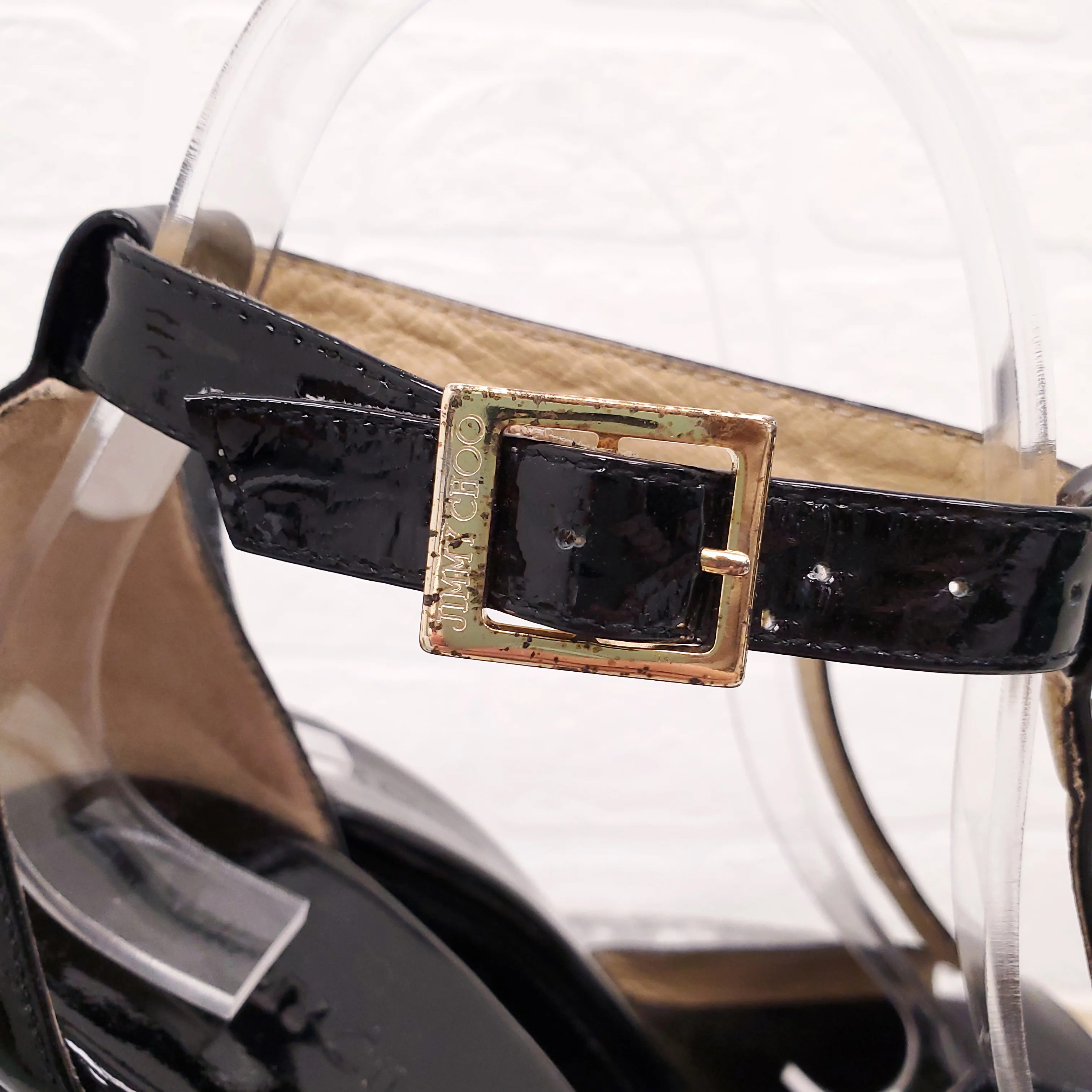 JIMMY CHOO OMBRE WEDGES - SIZE 37 - Image 4