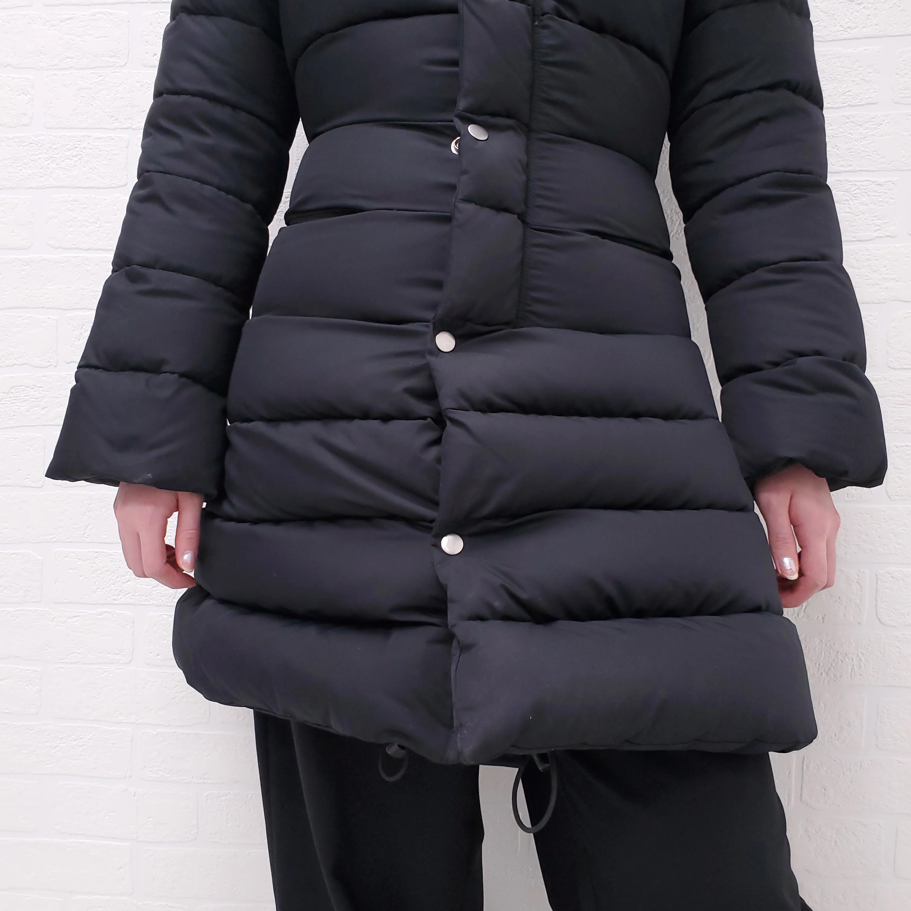 JUNYA WATANABE X COMME DES GARÇONS BLACK PUFFER JACKET - SIZE S - Image 4