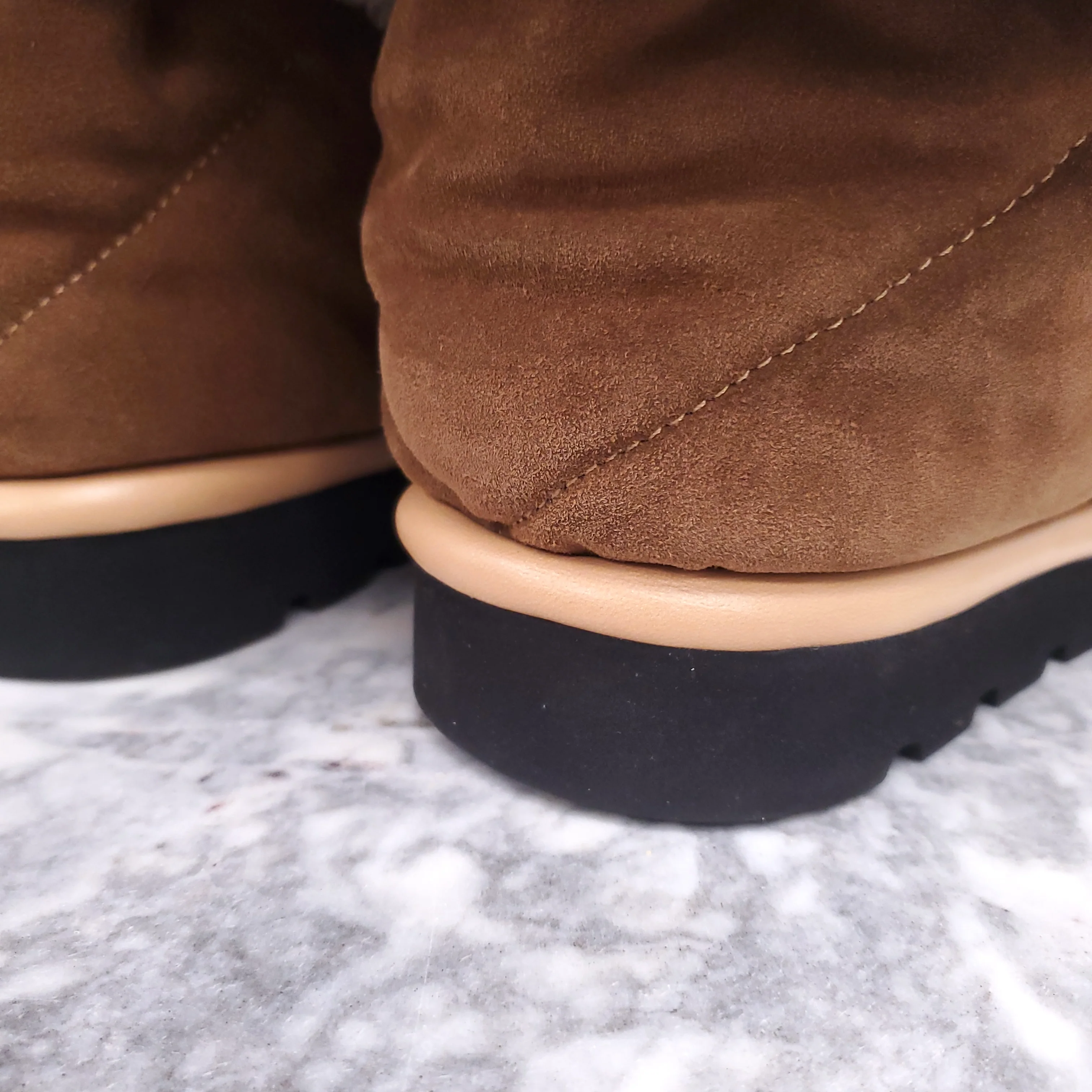 LOUIS VUITTON SUEDE PILLOW BOOTS - SIZE 36 - Image 7