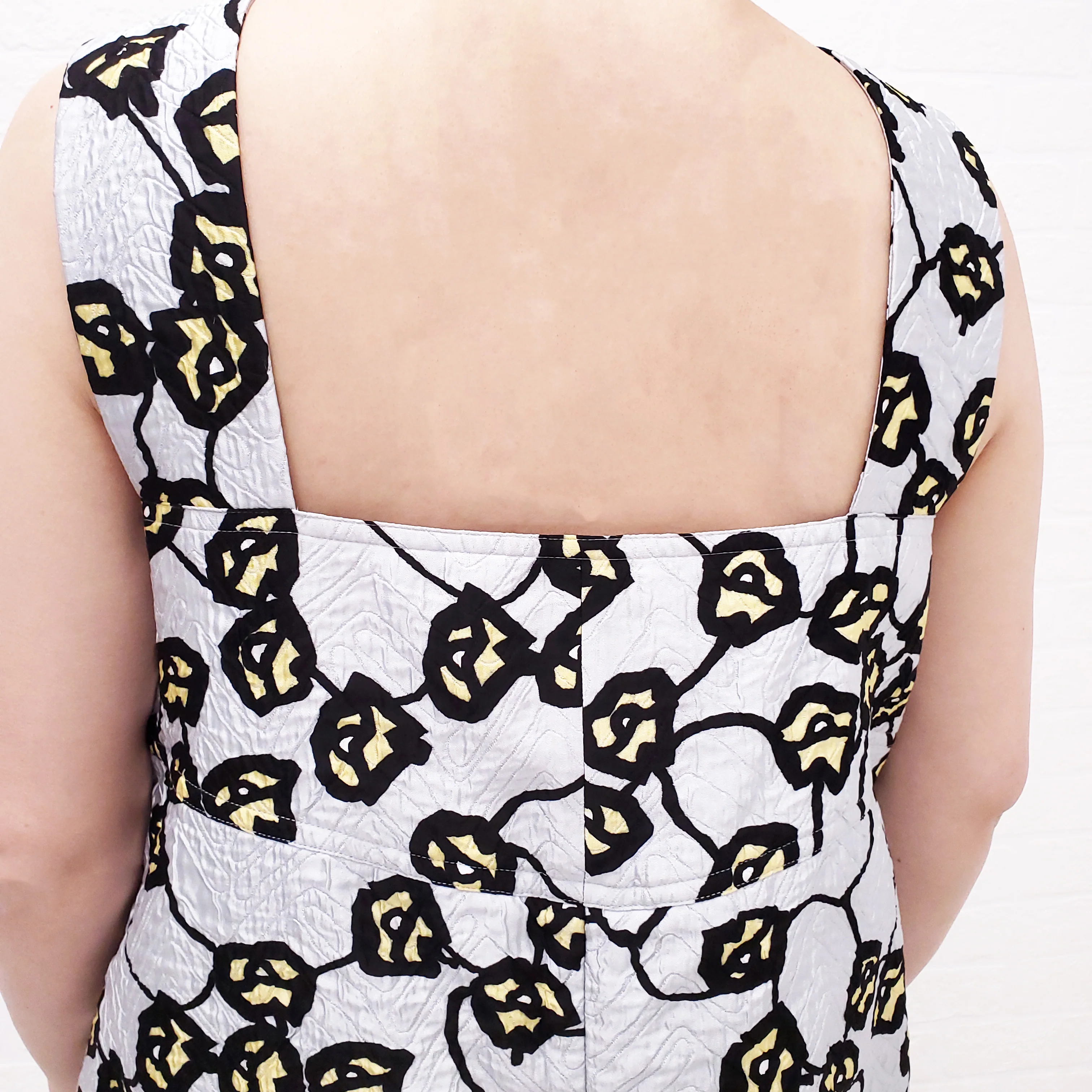 MARNI BLUE PATTERNED DRESS - SIZE 44 (OVERSIZED FIT) - Image 5