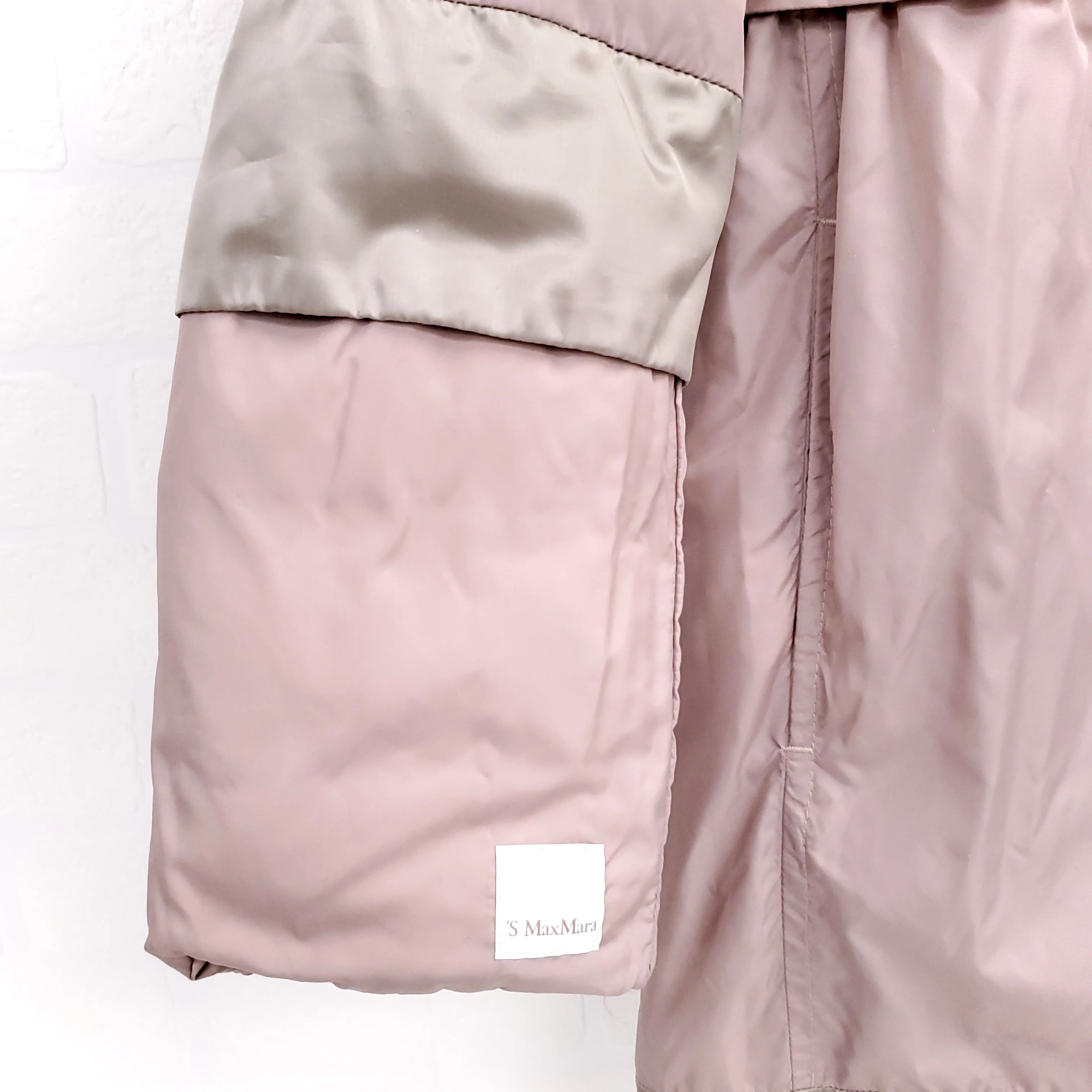 MAX MARA REVERSIBLE COAT WITH FUR HOOD - SIZE 4 - Image 6