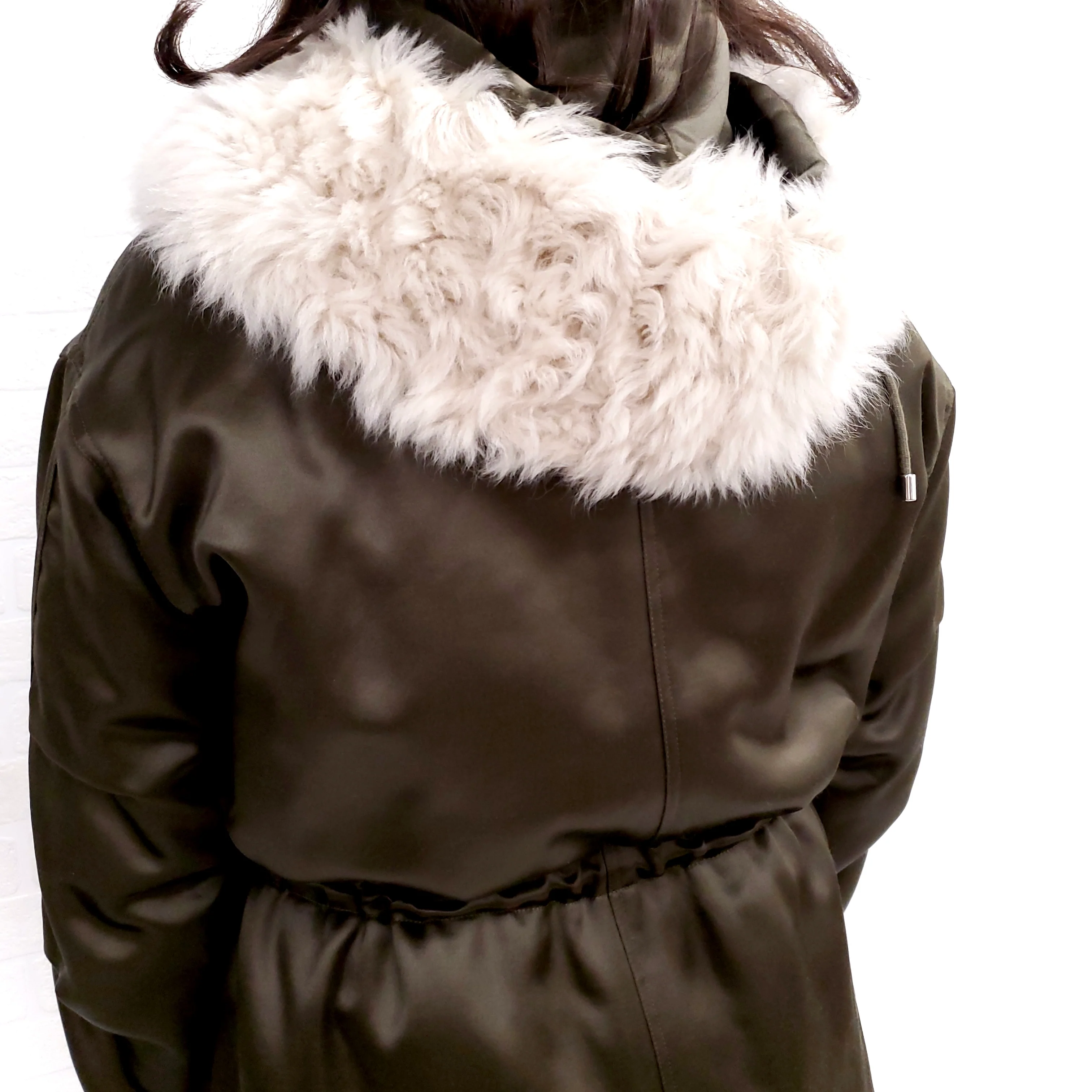 MCQUEEN COAT WITH LAMB FUR ($5000) - SIZE 38 (OVERSIZED FIT) - Image 5