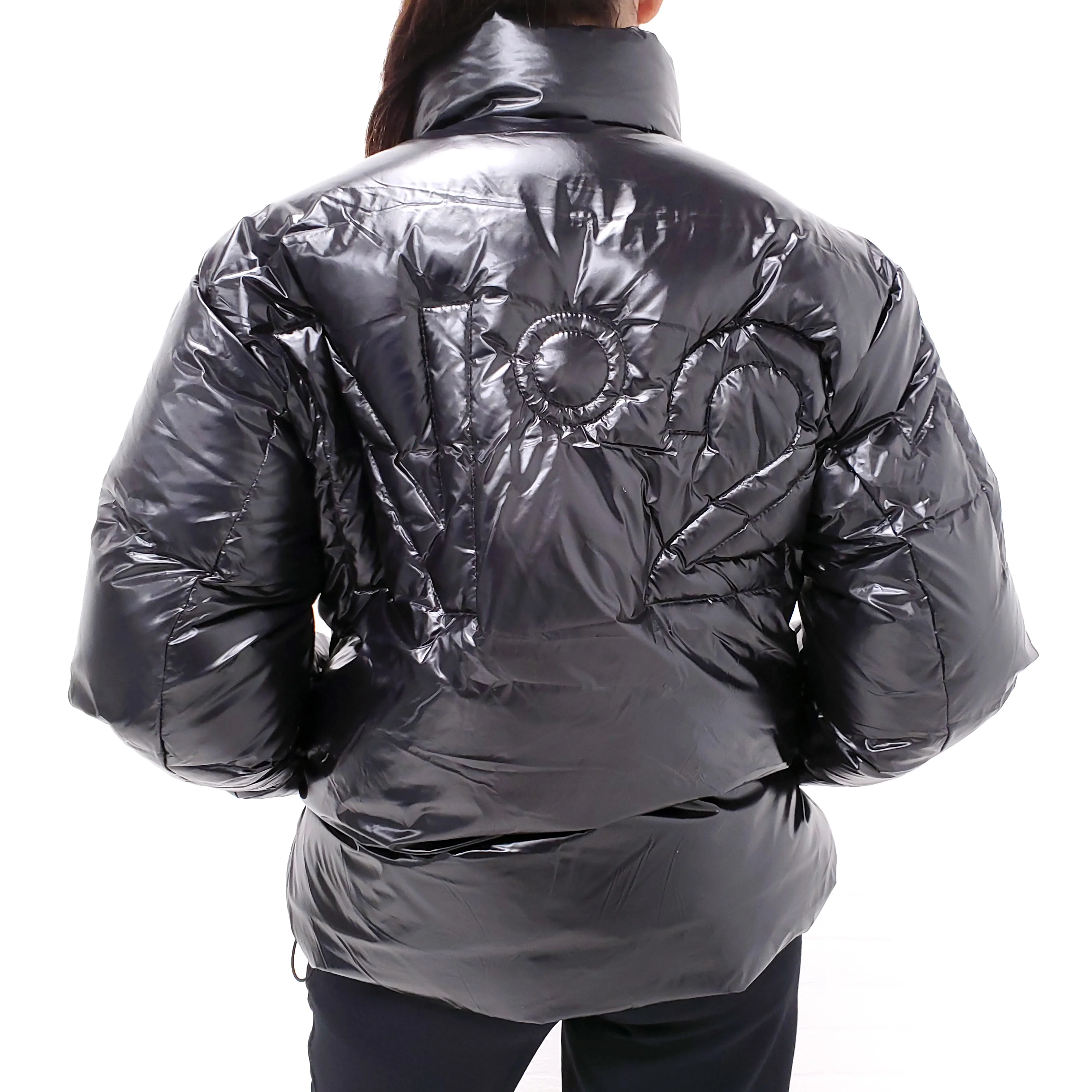 N°21 BLACK LOGO PUFFER JACKET - SIZE 14Y/XS - Image 7