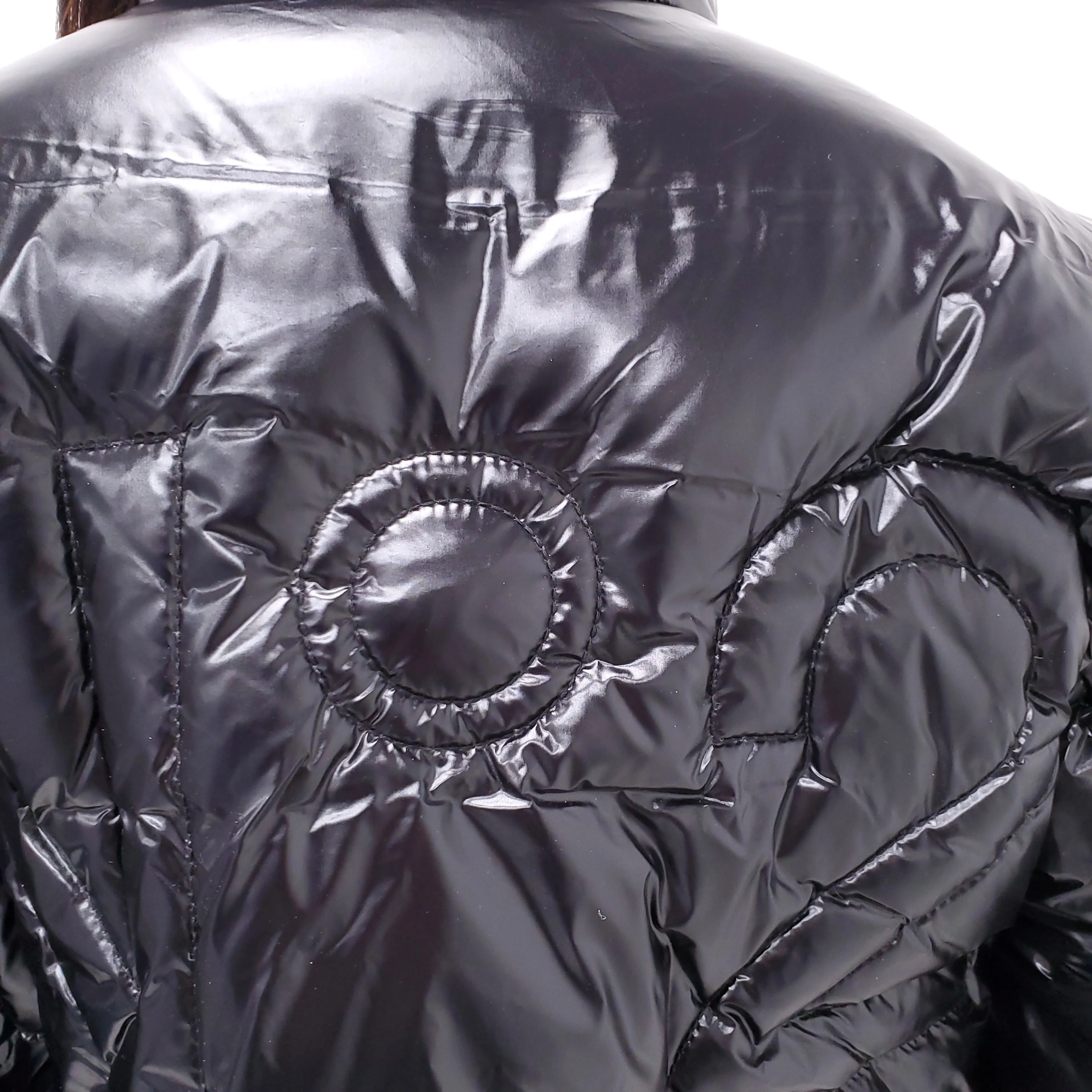 N°21 BLACK LOGO PUFFER JACKET - SIZE 14Y/XS - Image 8