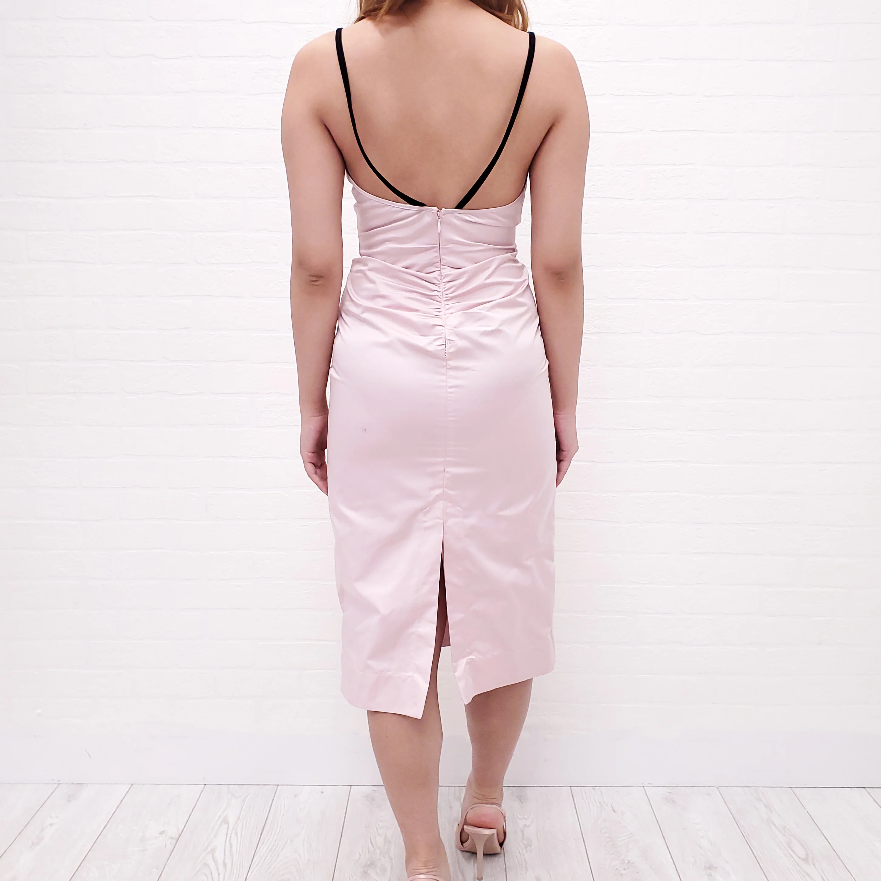 N°21 PINK RUCHED DRESS - SIZE 38 - Image 4