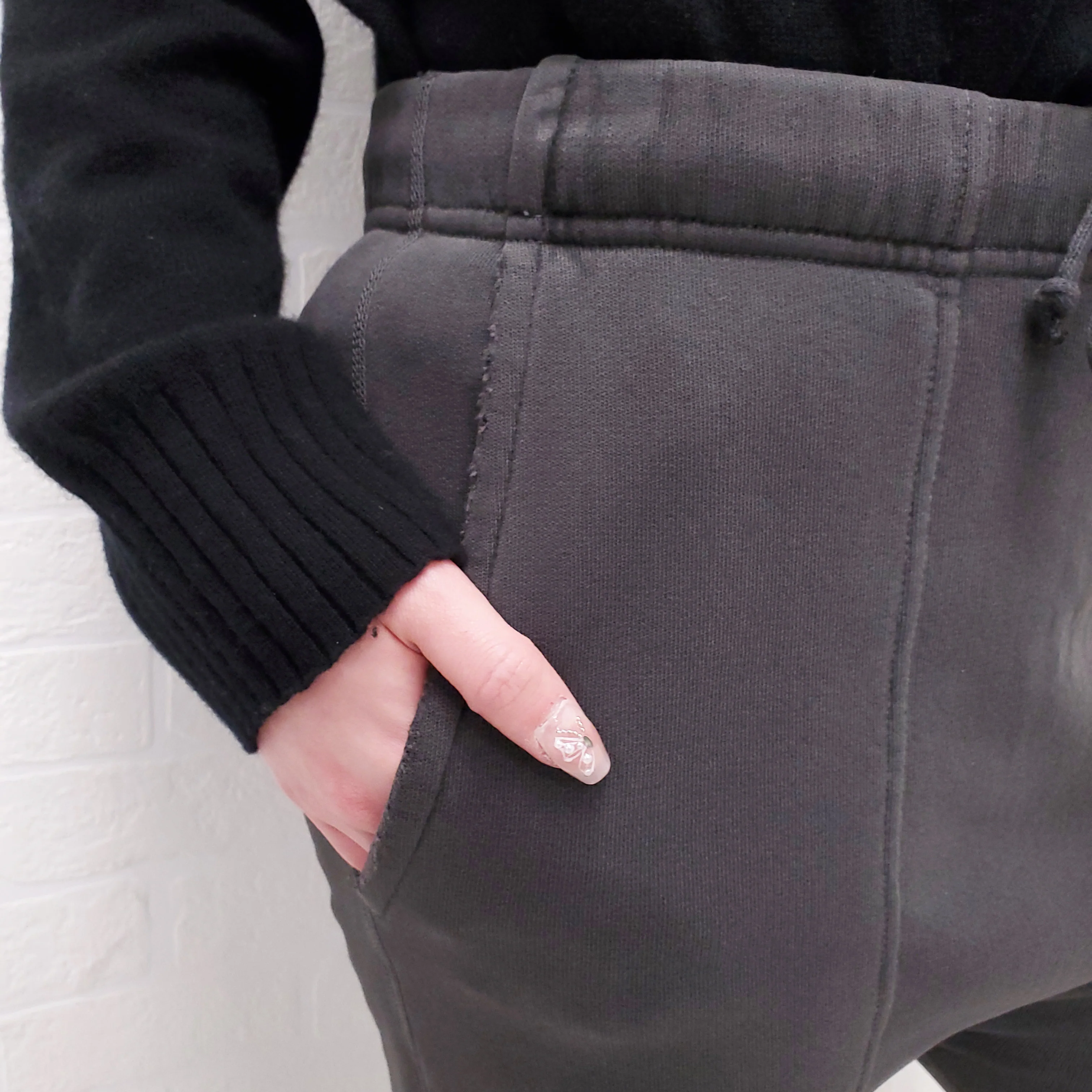 NILI LOTAN GREY HAREM SWEATPANTS - SIZE XS - Image 3