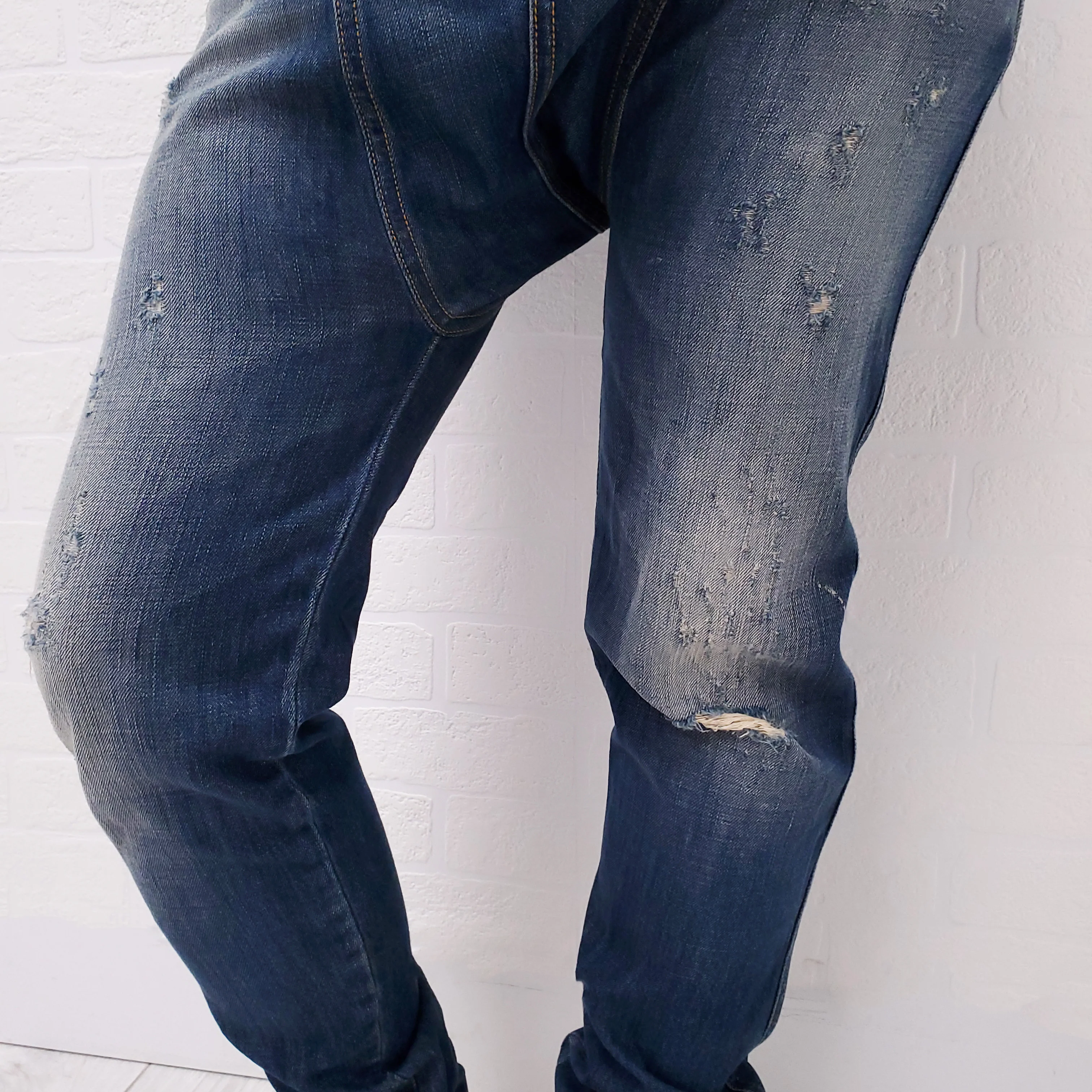 R13 BLUE 'TWISTER' JEAN - SIZE 24 - Image 3