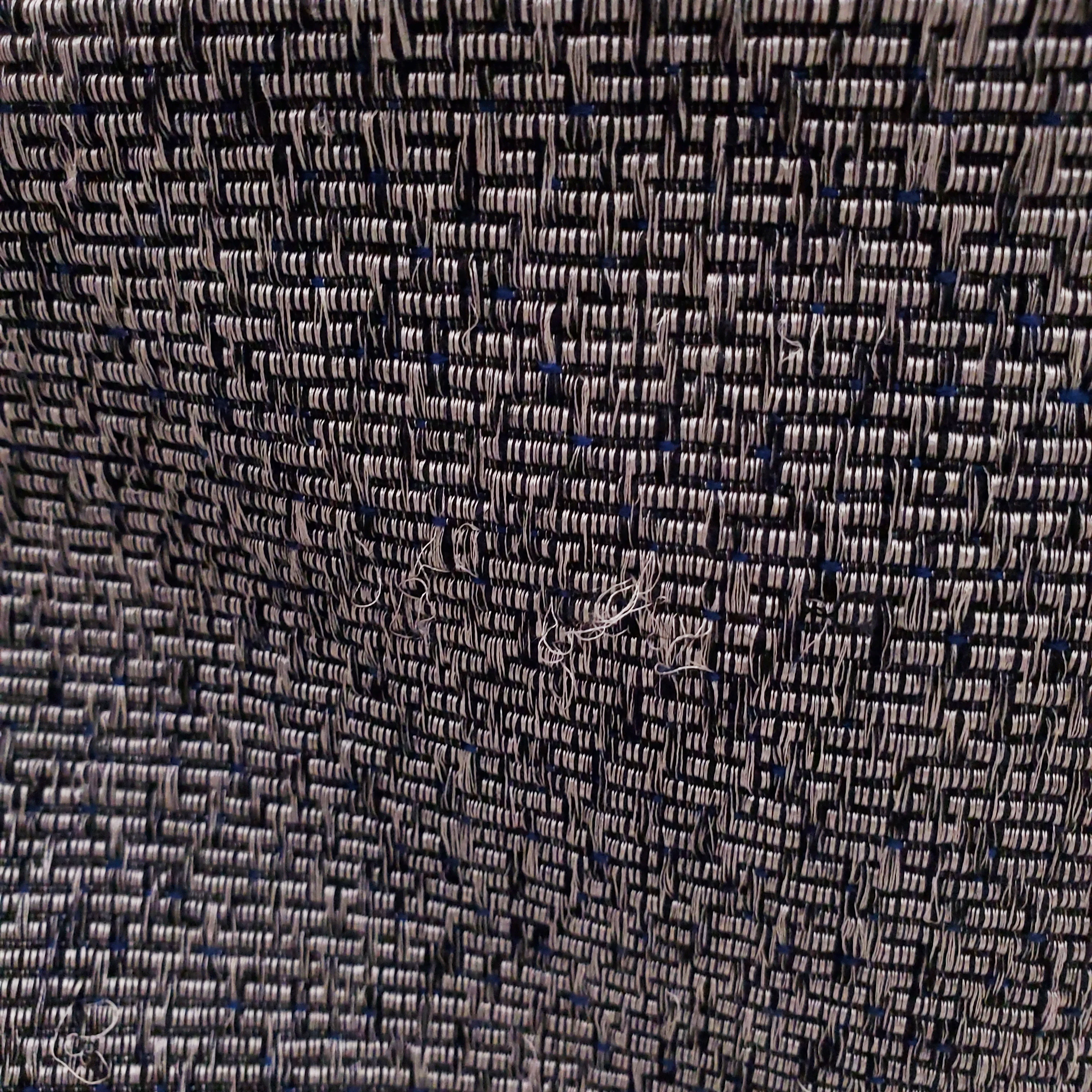 RICK OWENS BLACK/WHITE TWEED COAT - SIZE 8 - Image 5