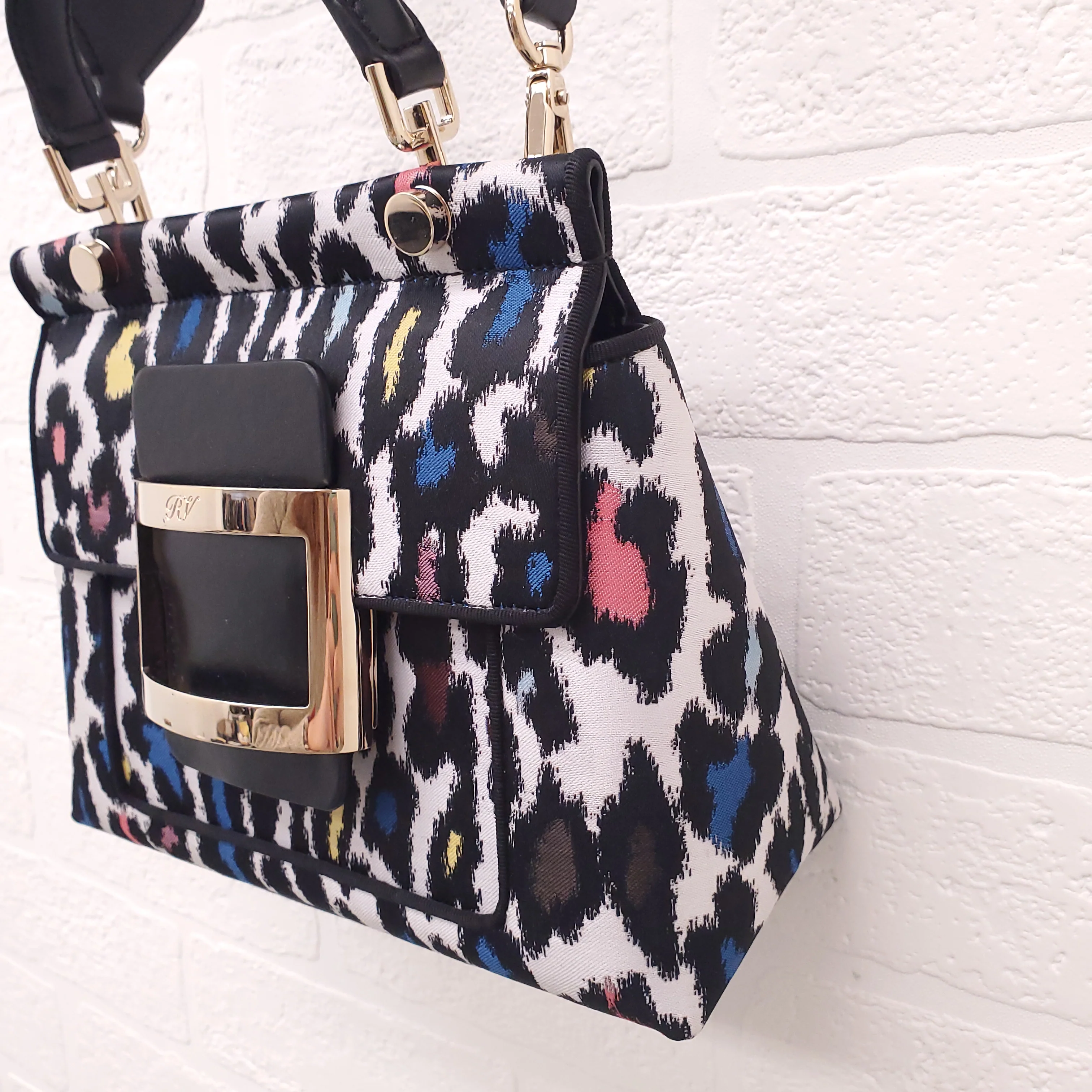 ROGER VIVIER BOWELS BAG WITH SEQUIN CROSSBODY STRAP - Image 12