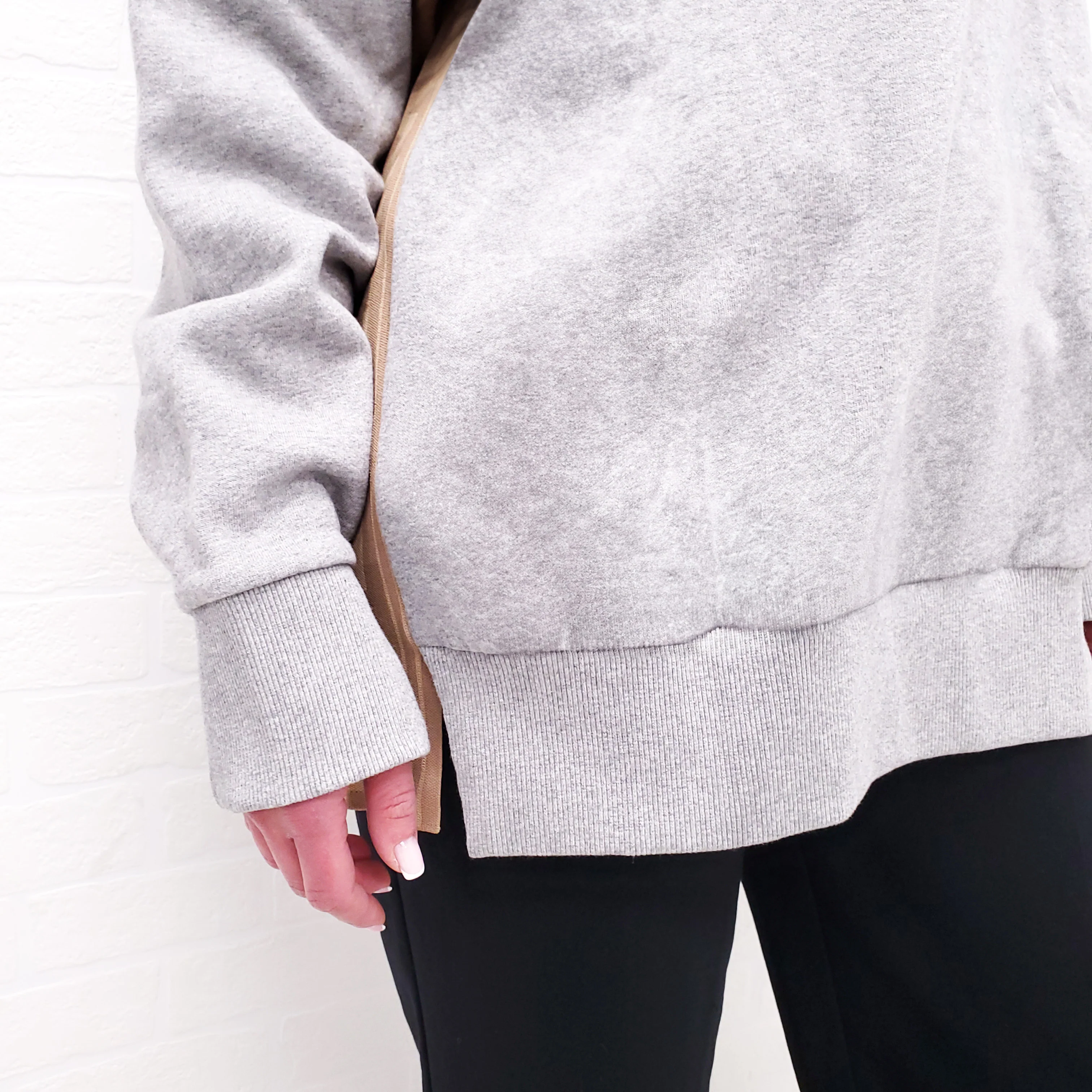 STELLA MCCARTNEY GREY LOGO HOODIE - SIZE S - Image 4